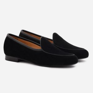 Greta Belgian Loafer - Suede - Women's