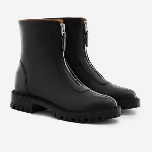 Jenna Zip Up Boots - Women's Full-Grain Leather