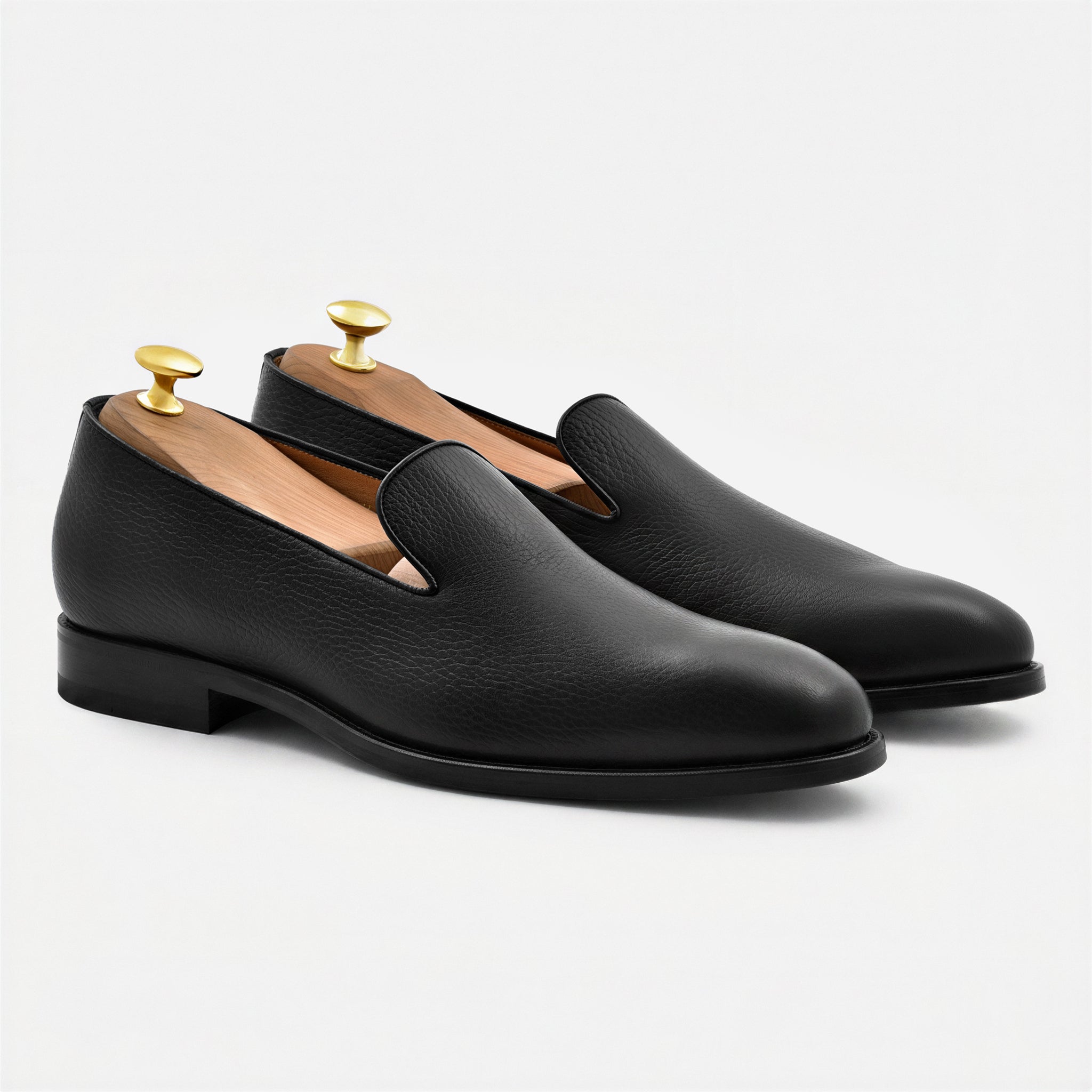 Langford Wholecut Loafers - Pebbled - Men's - Image 13