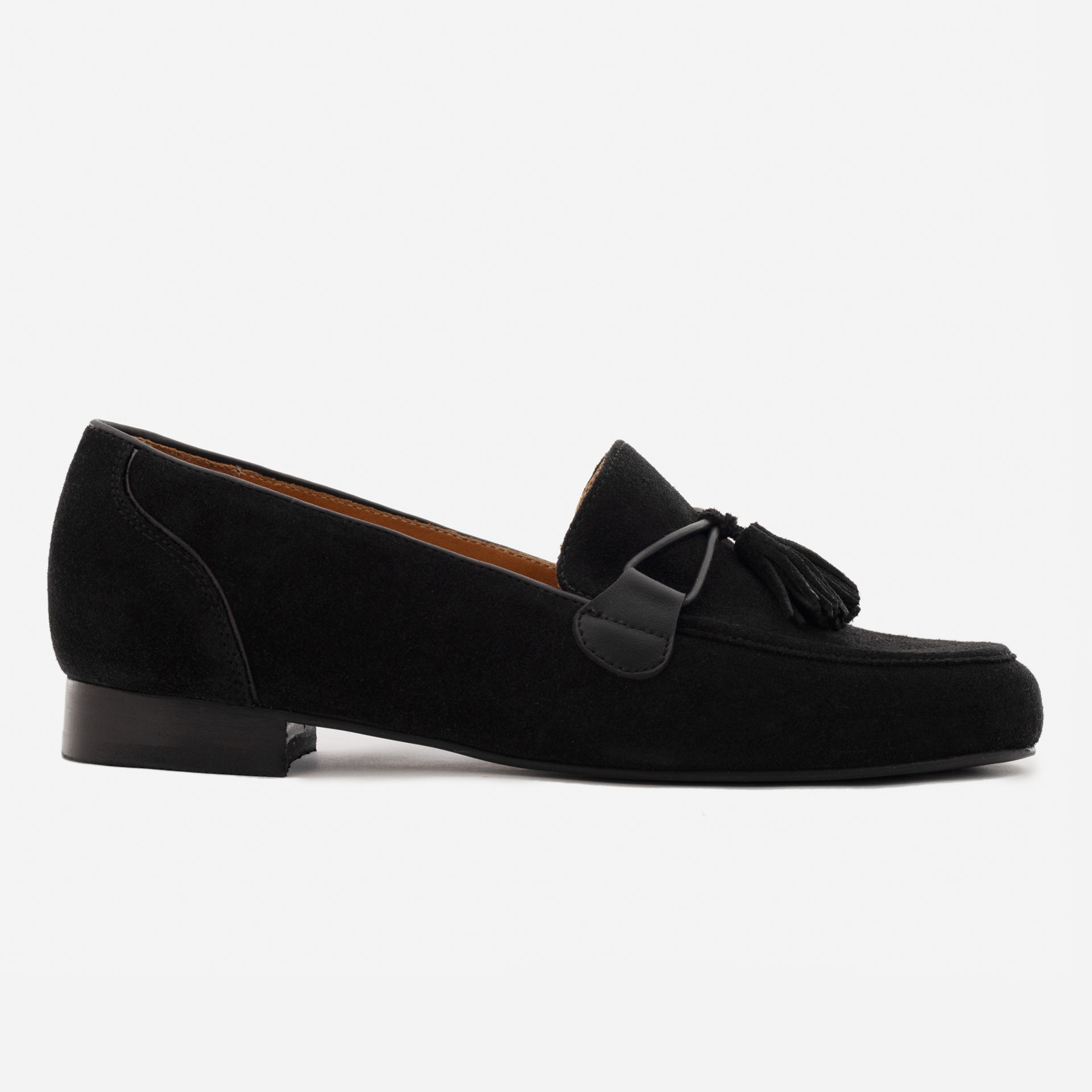 Julia Loafers - Water Repellent Suede & Full Grain Leather - Women's - Image 2