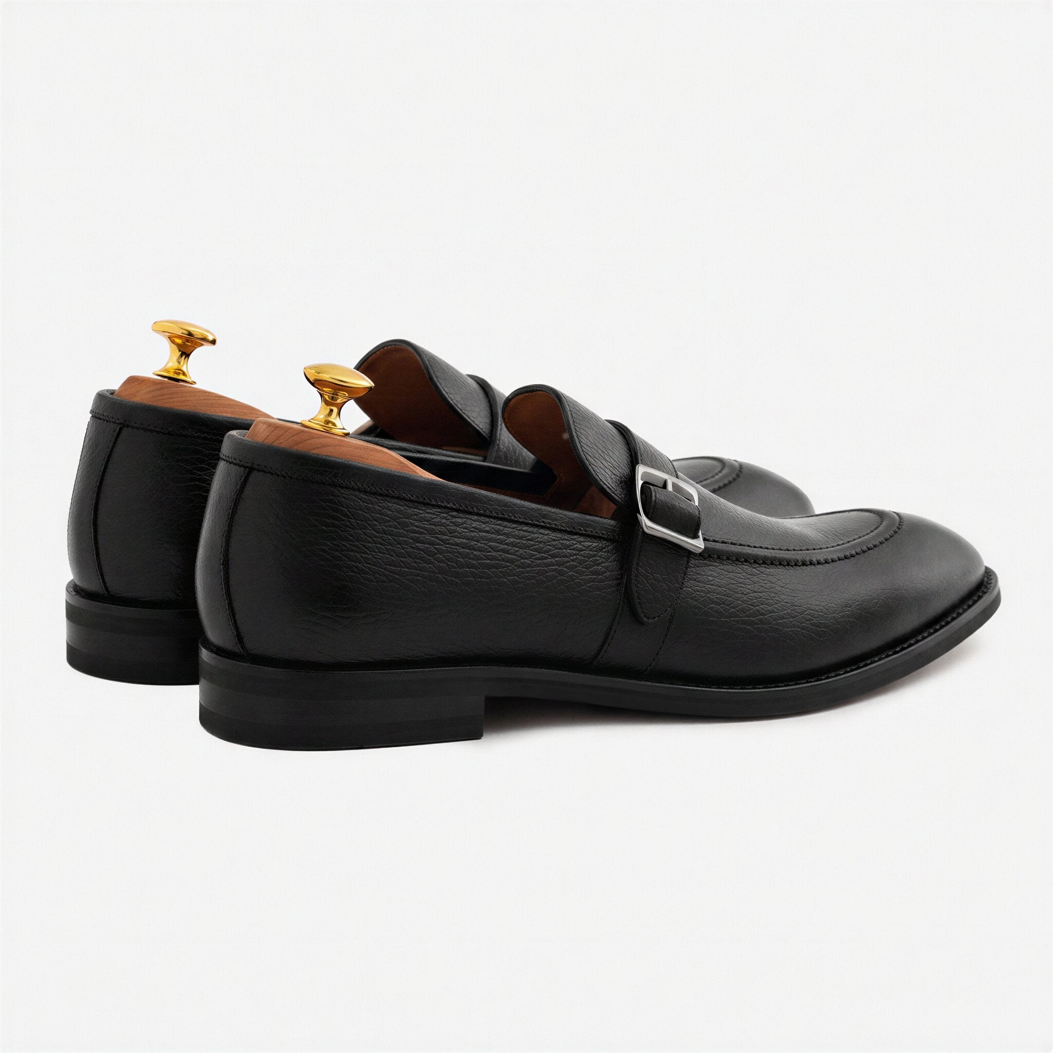 Archie Belted Loafer - Men's  Pebbled Leather - Image 15