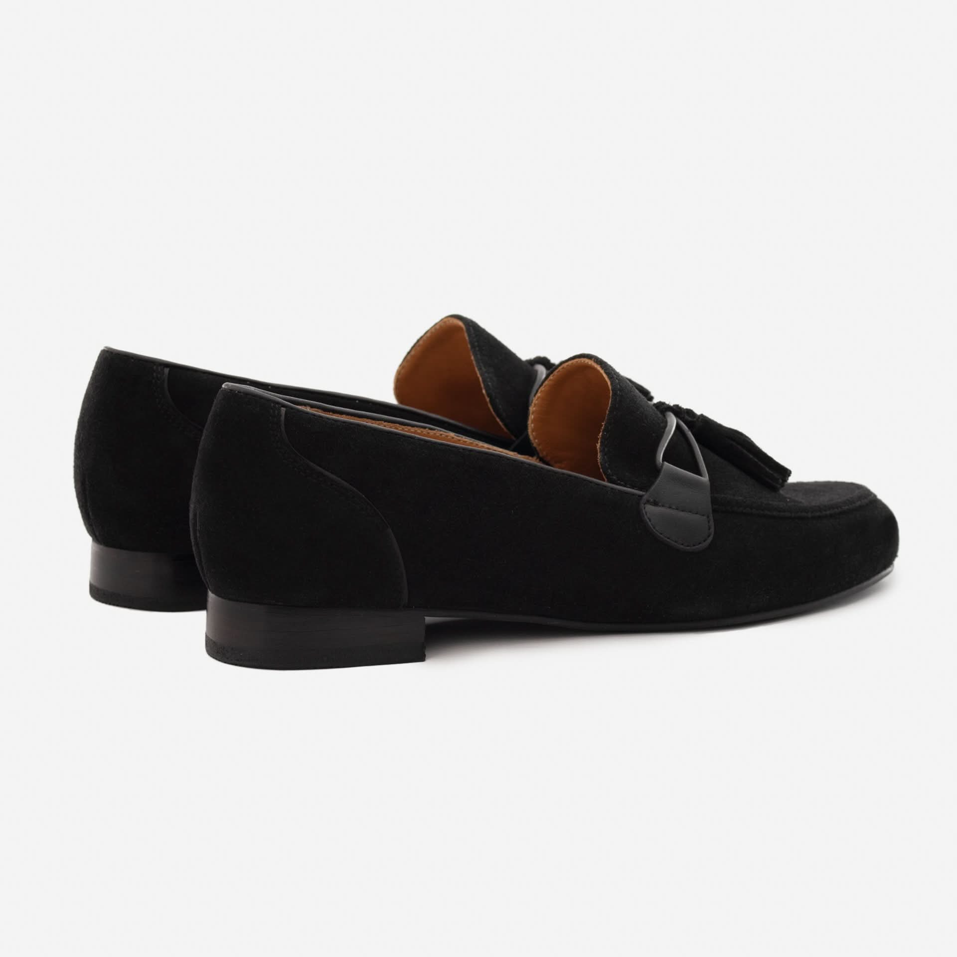 Julia Loafers - Water Repellent Suede & Full Grain Leather - Women's - Image 3