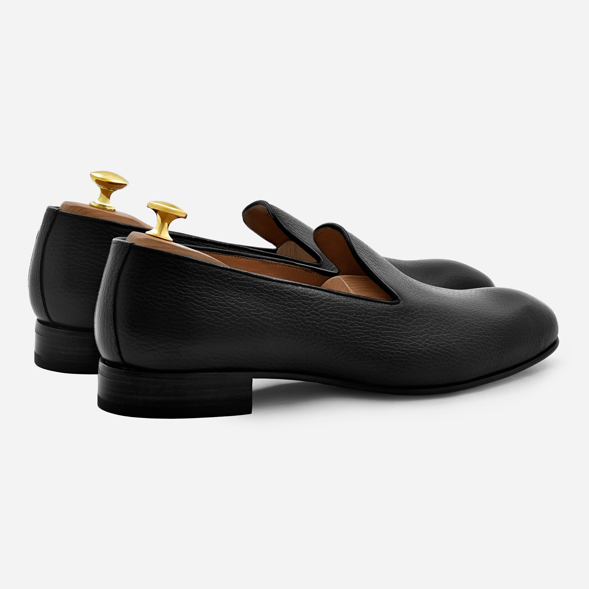 Langford Wholecut Loafers - Pebbled - Men's - Image 3