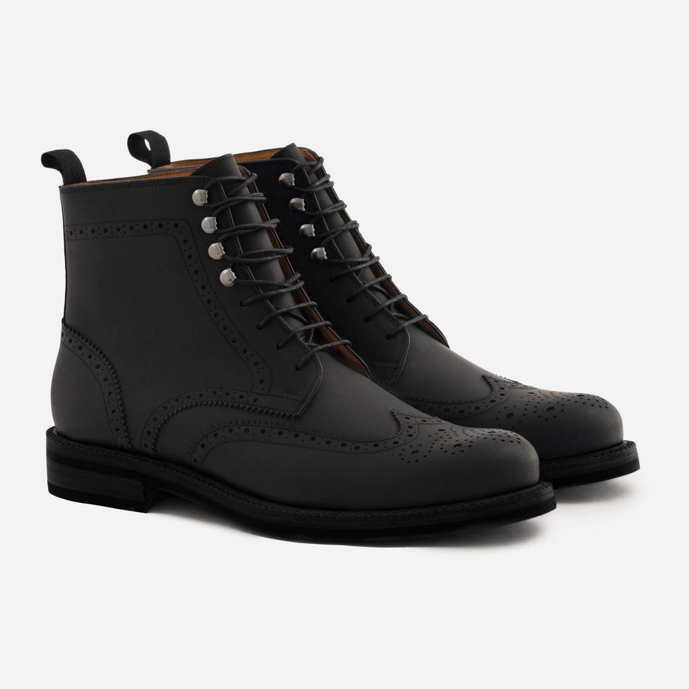 Nolan Brogue Boots - Pull-Up - Men's - Image 11