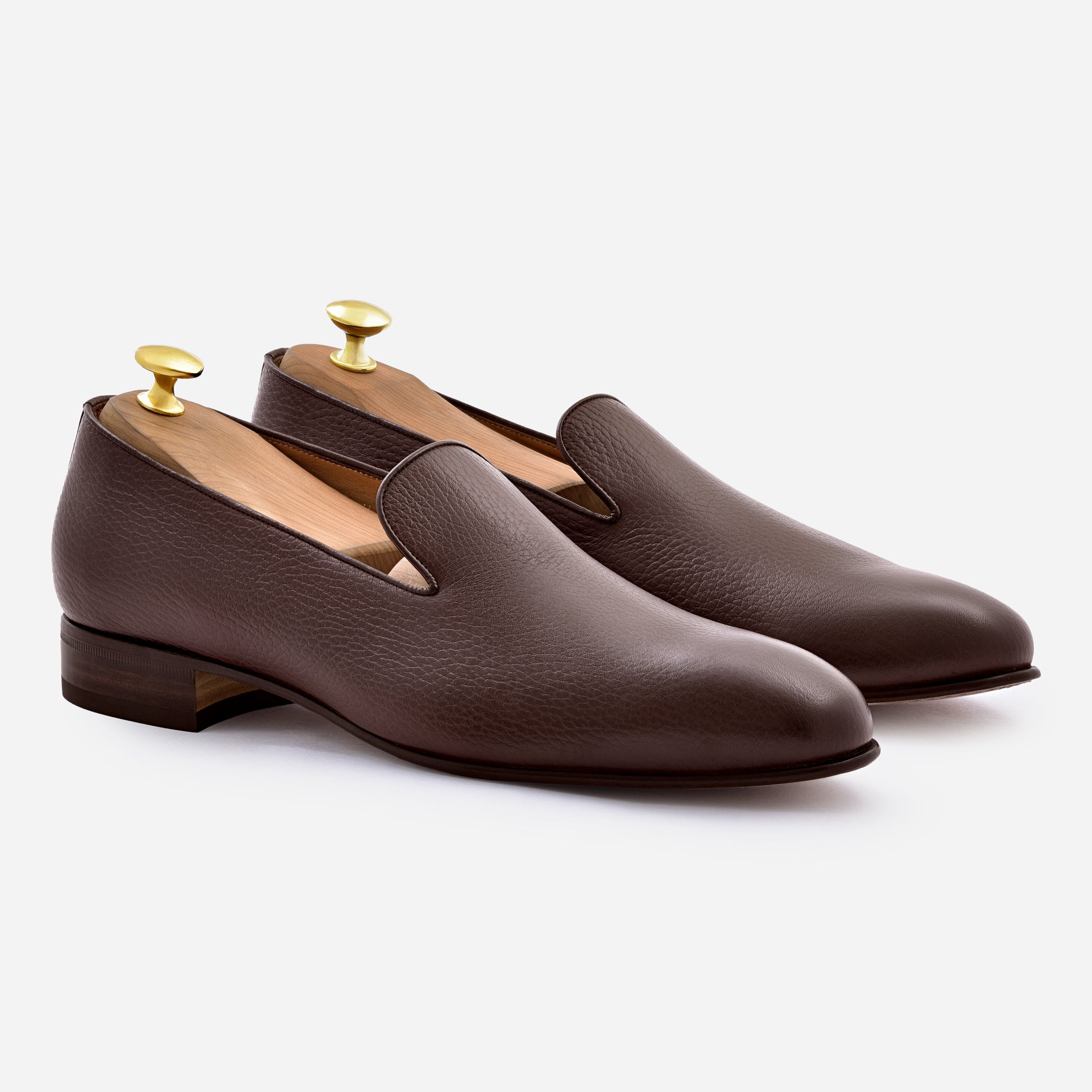 Langford Wholecut Loafers - Pebbled - Men's - Image 7