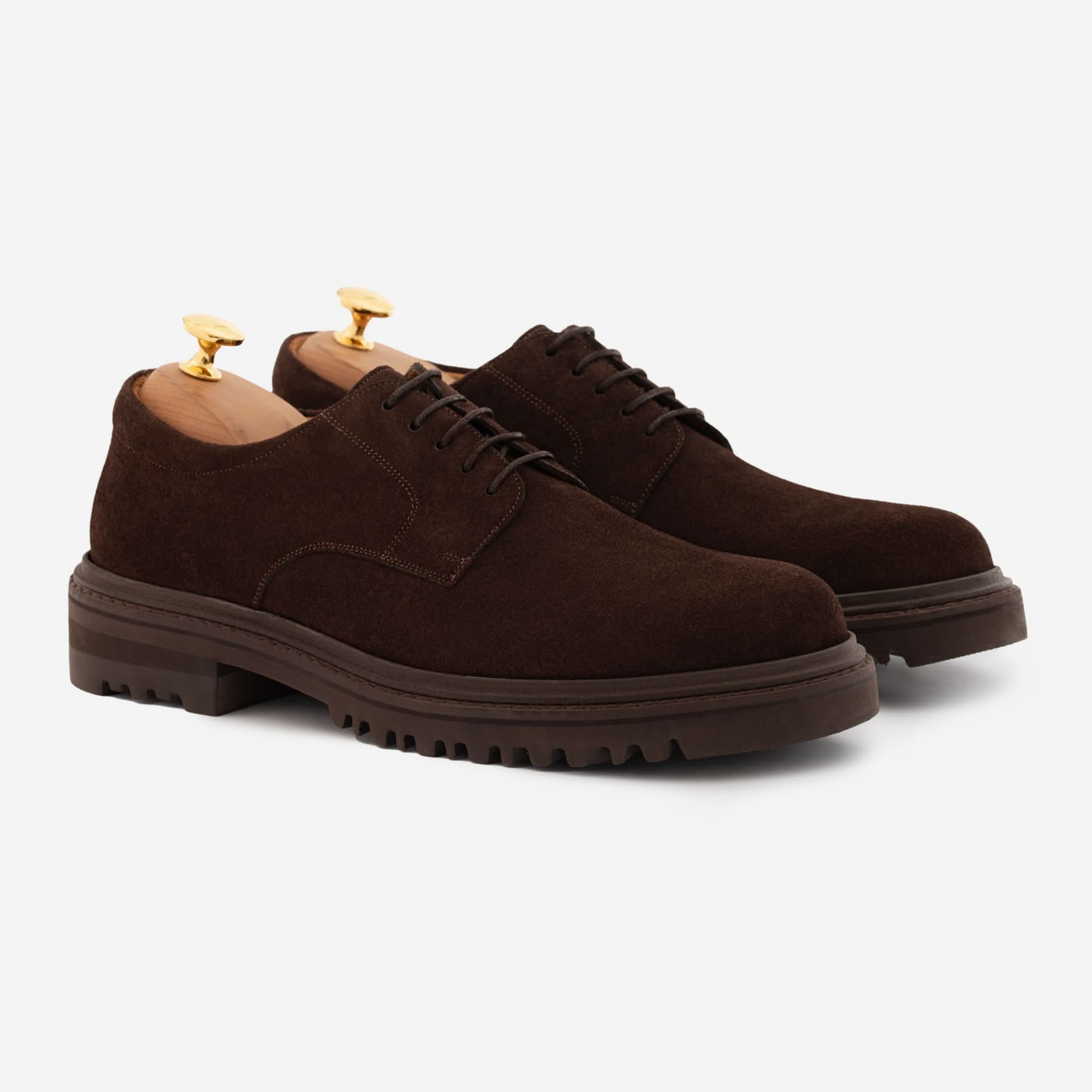 Palermo Derby - Water Repellent Suede - Men's