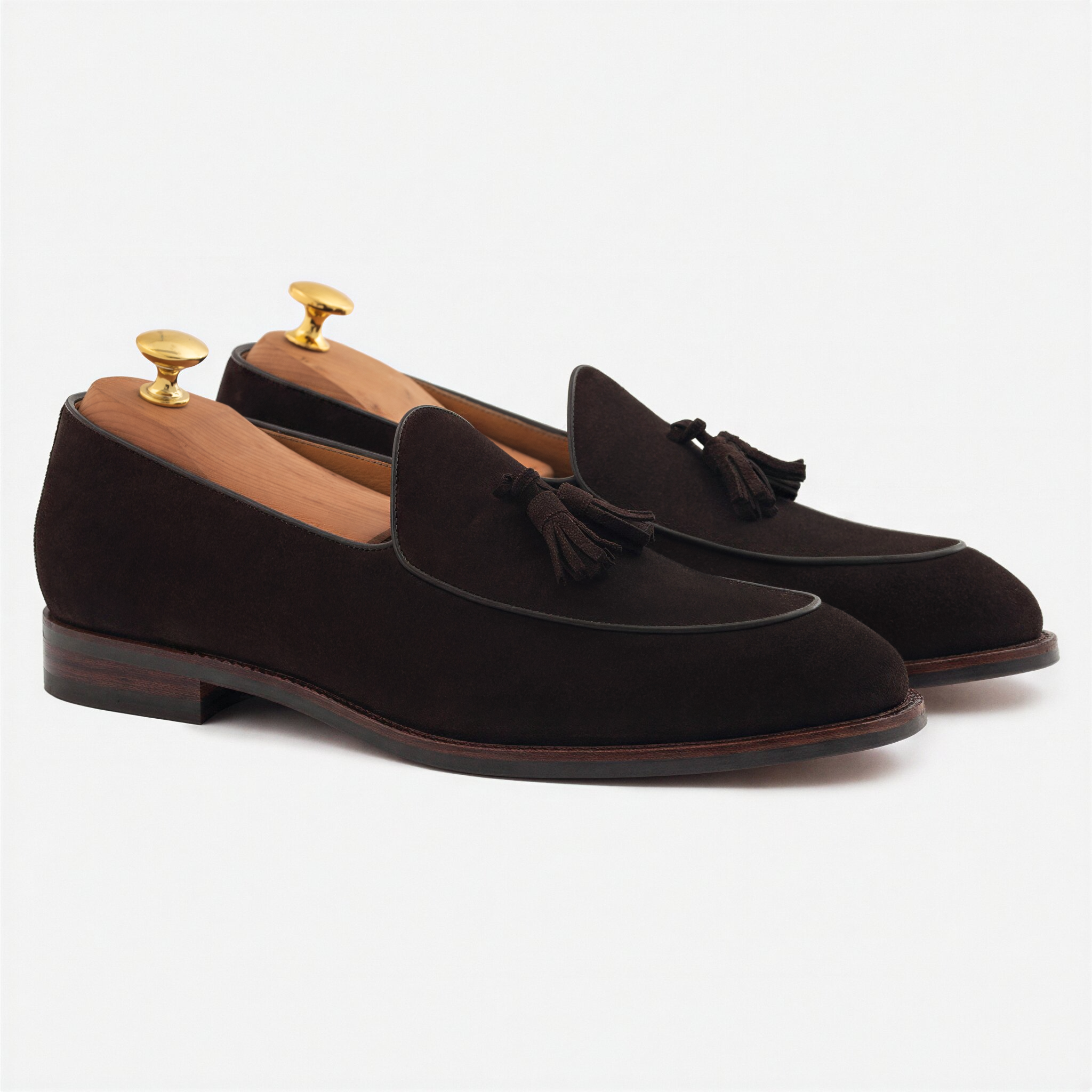 Perry Belgian Loafer - Men's Water-Repellent Suede - Image 13