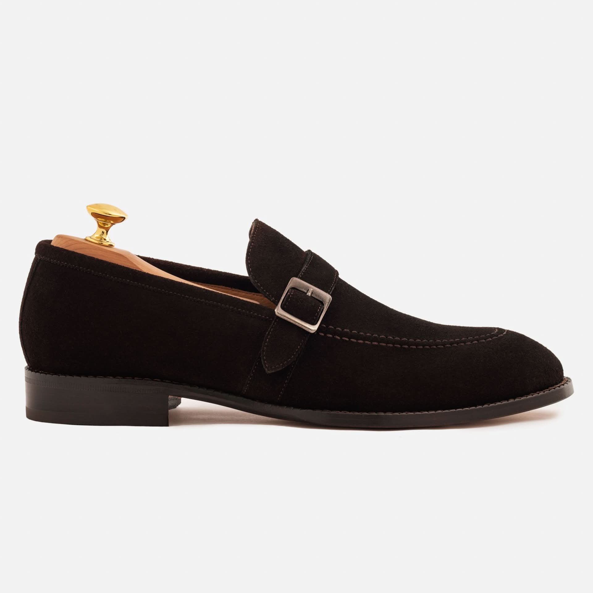 Archie Belted Loafer - Men's Water-Repellent Suede - Image 2