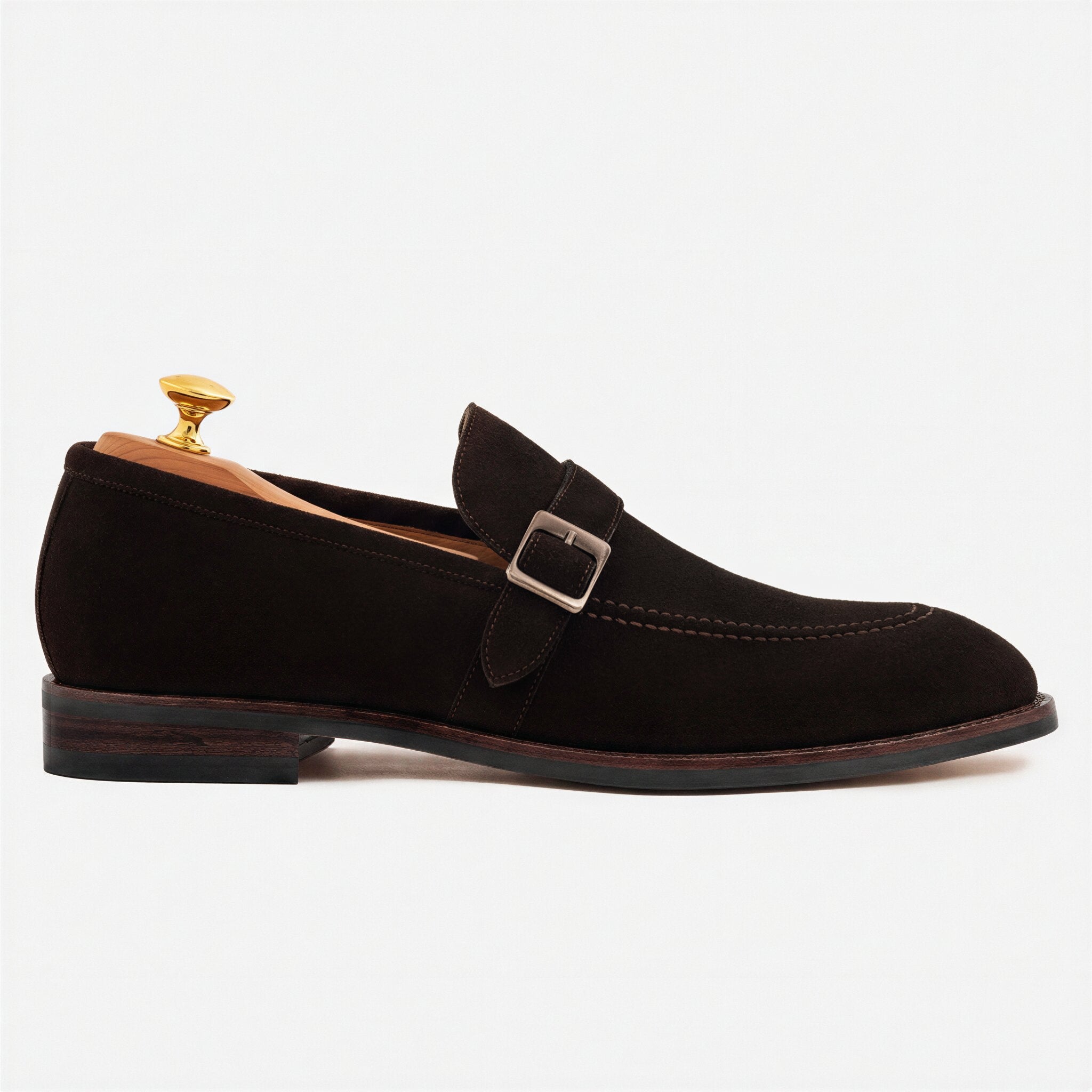 Archie Belted Loafer - Men's Water-Repellent Suede - Image 14