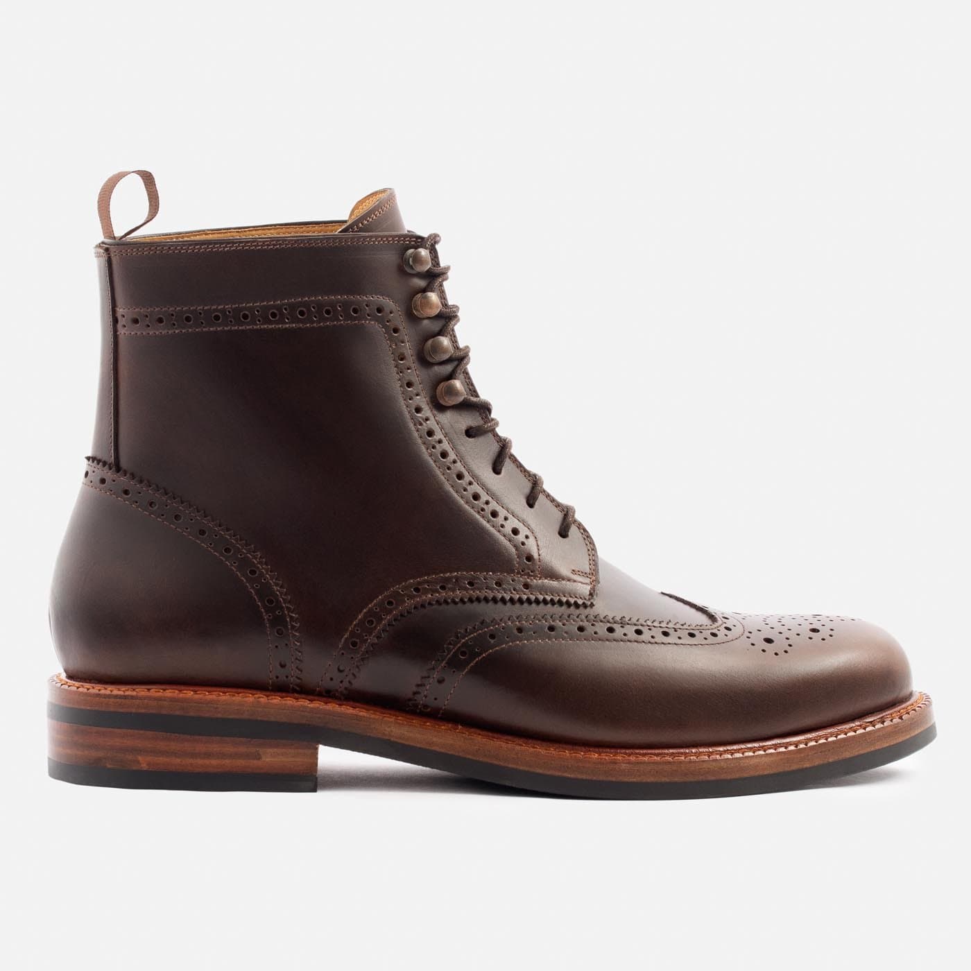 Nolan Brogue Boots - Pull-Up - Men's - Image 2