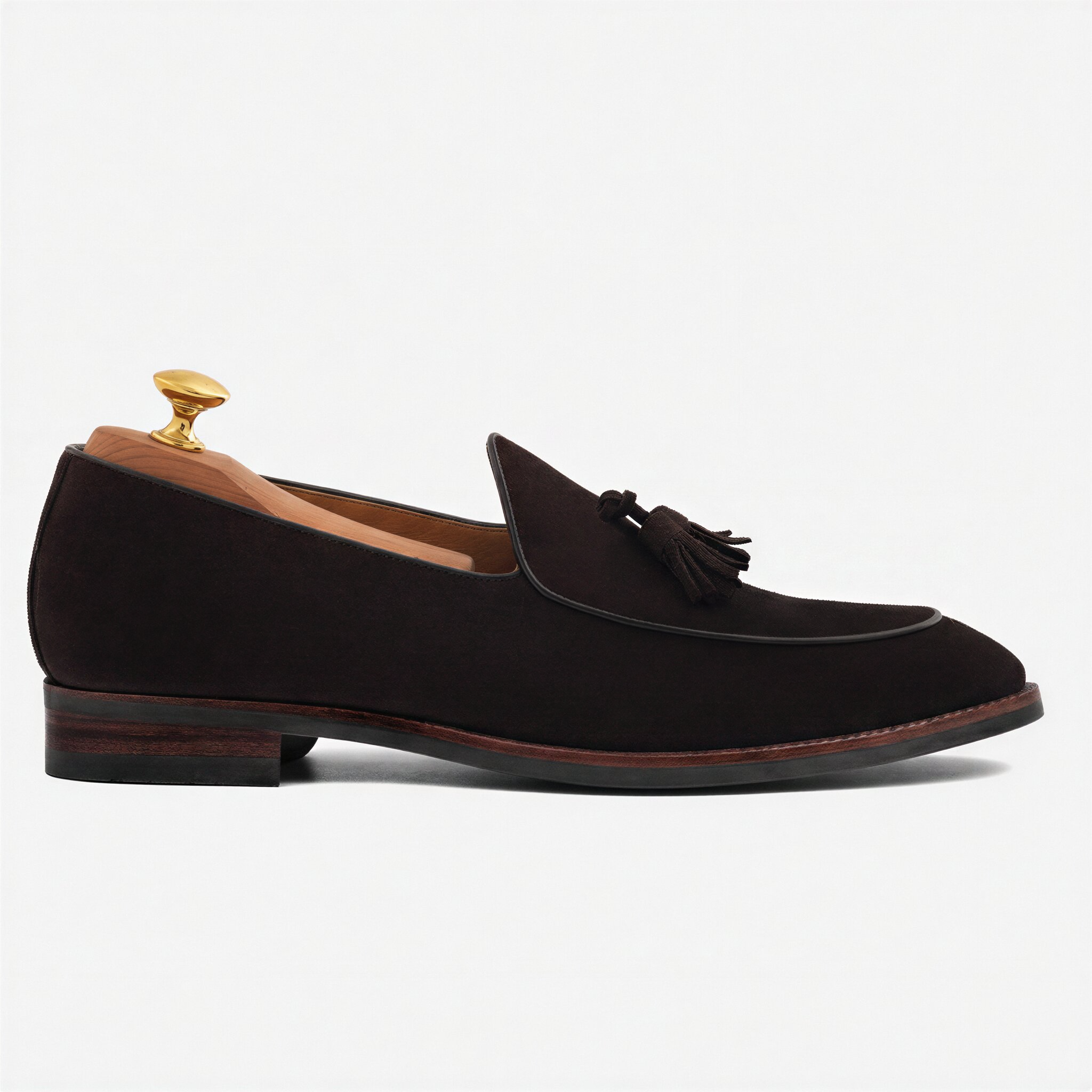 Perry Belgian Loafer - Men's Water-Repellent Suede - Image 14