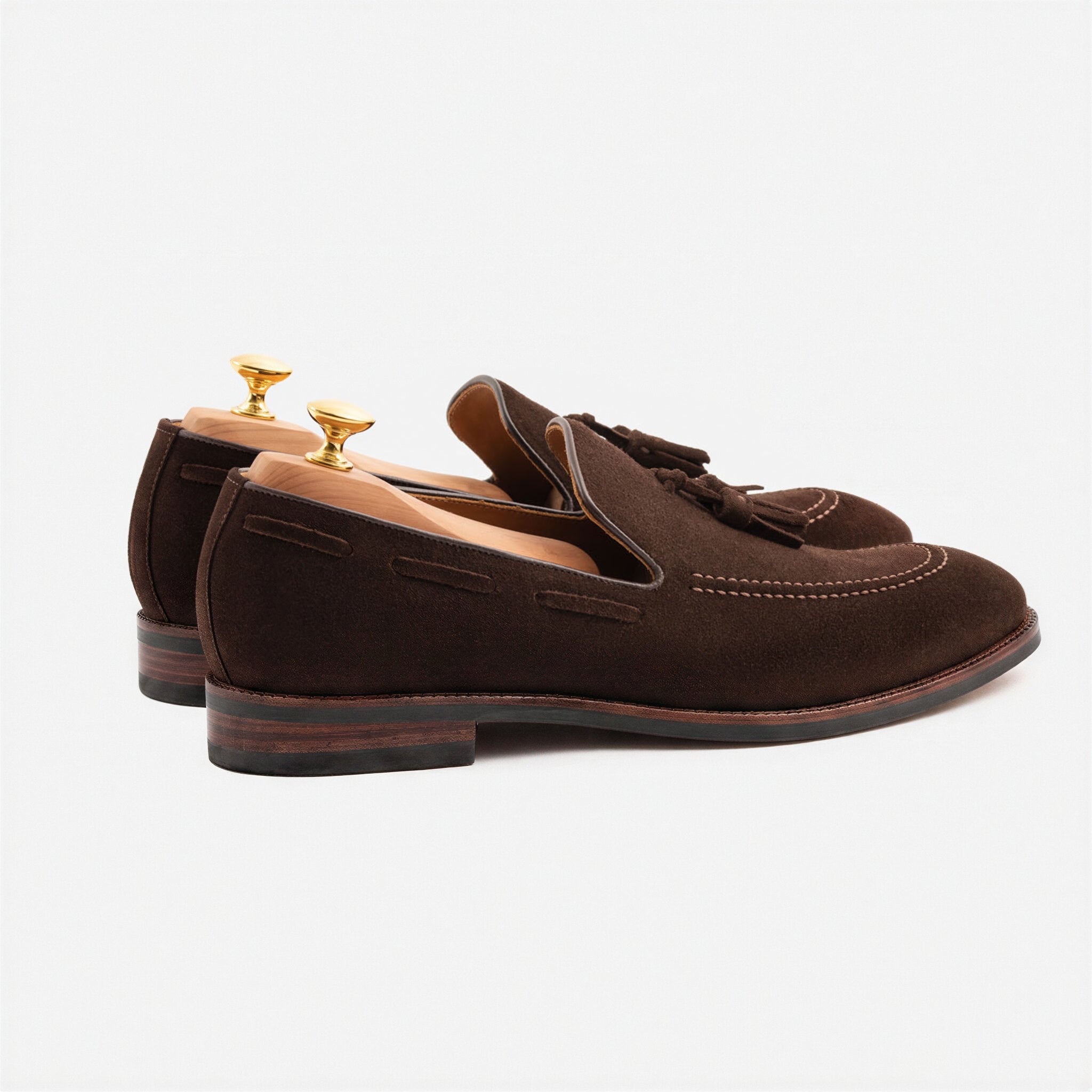 Bernard Tassel Loafers - Suede - Men's - Image 15