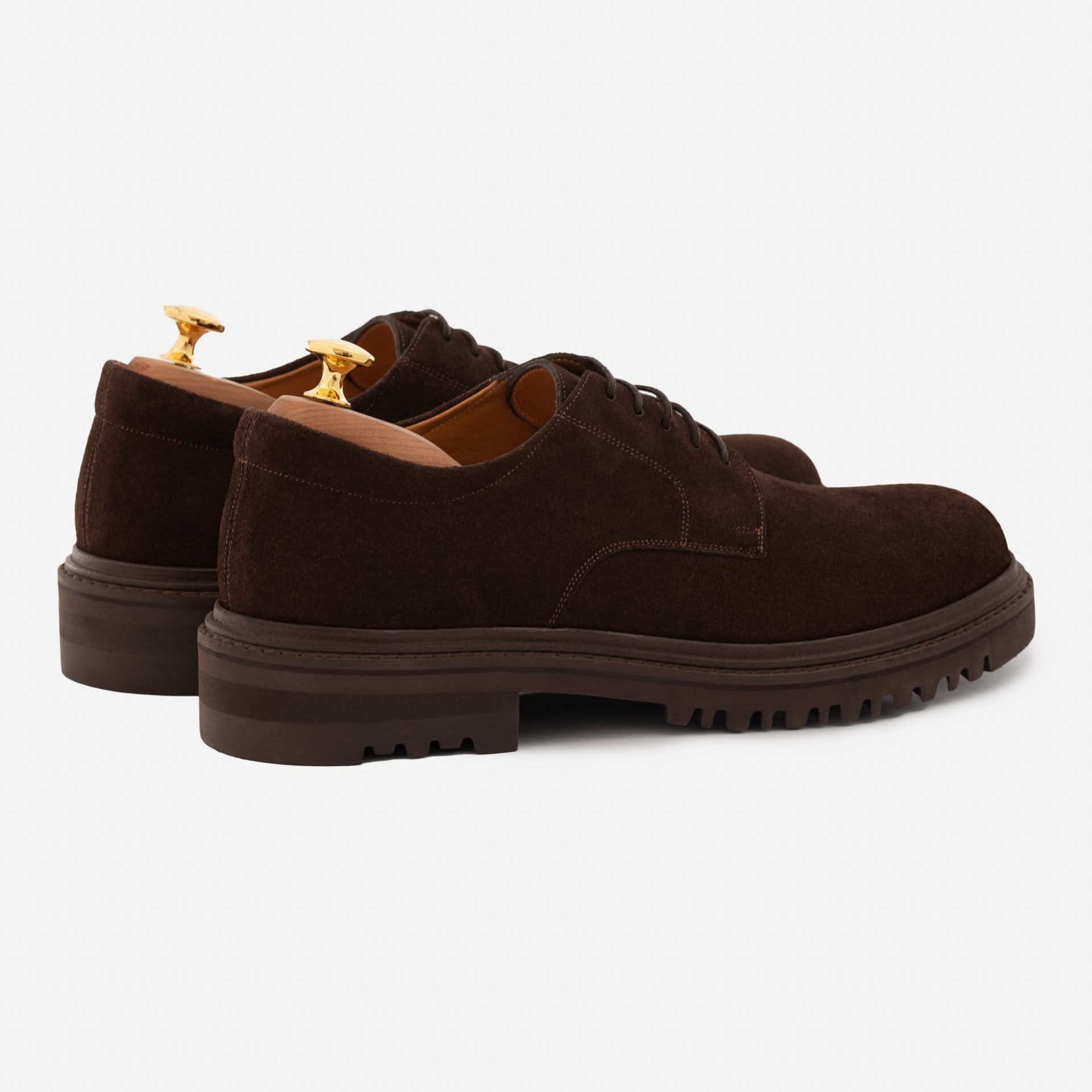 Palermo Derby - Water Repellent Suede - Men's - Image 3
