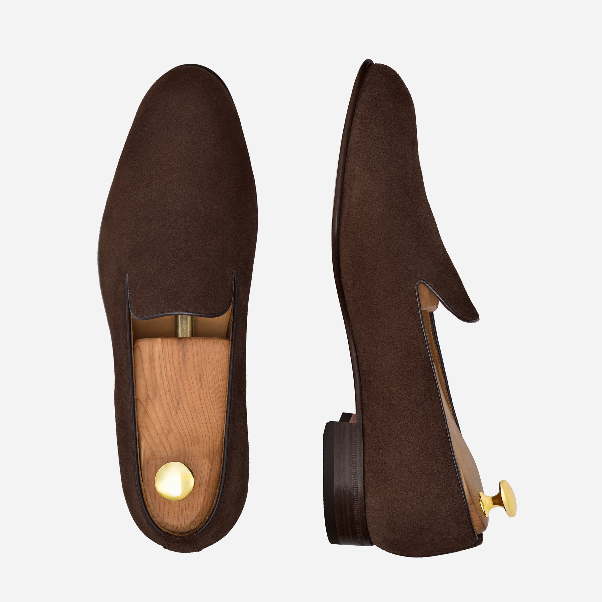 Langford Wholecut Loafers - Suede - Men's - Image 16
