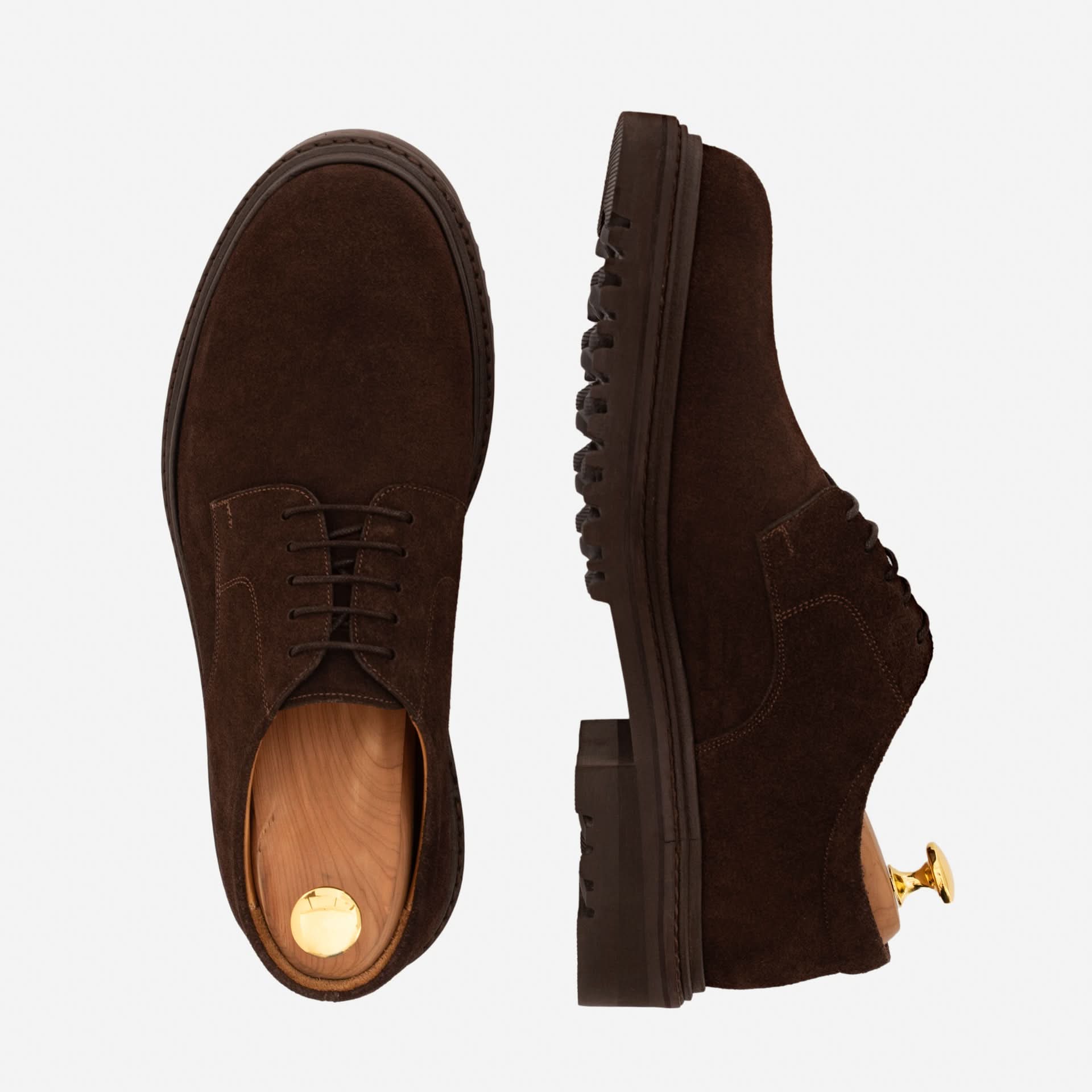 Palermo Derby - Water Repellent Suede - Men's - Image 4