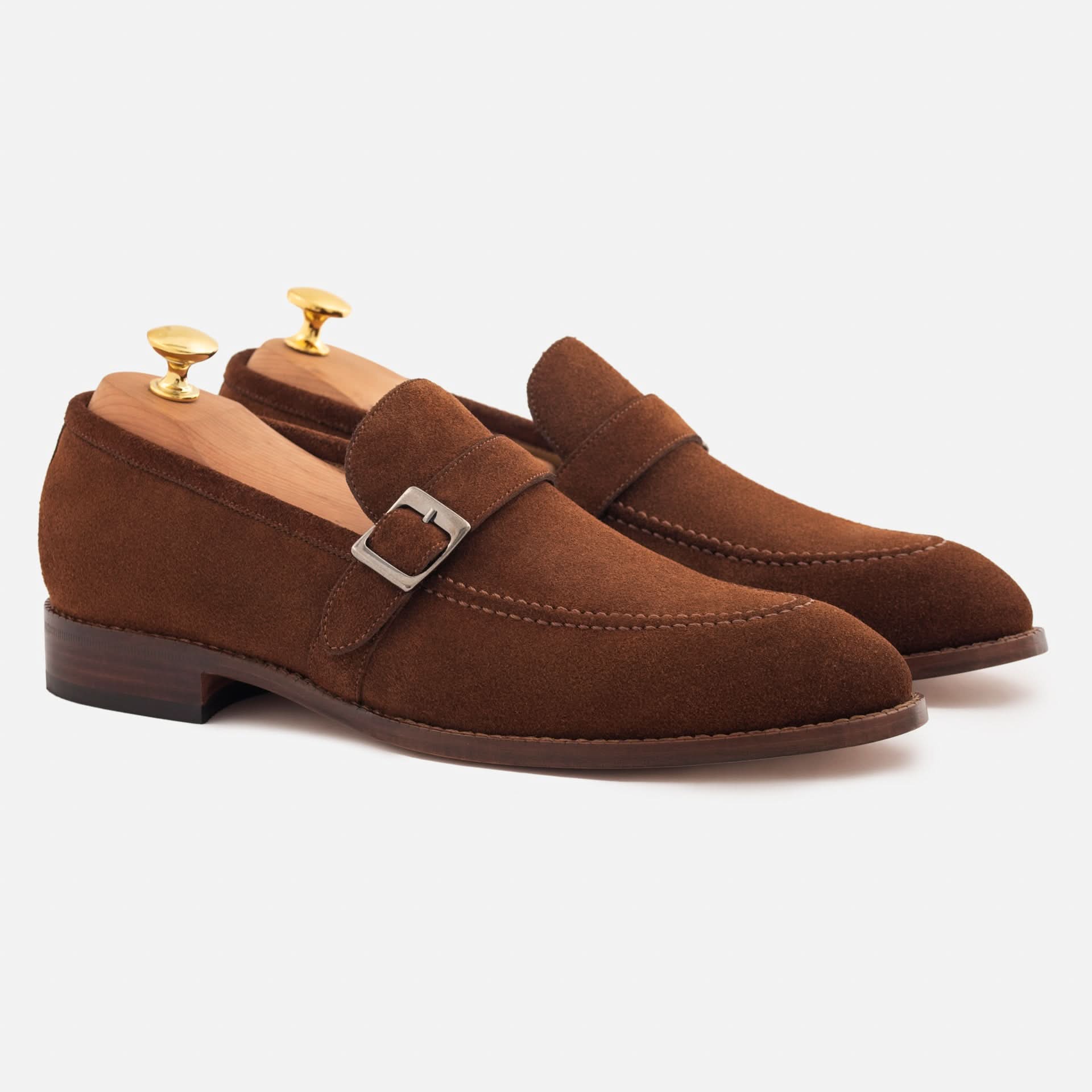 Archie Belted Loafer - Men's Water-Repellent Suede - Image 7