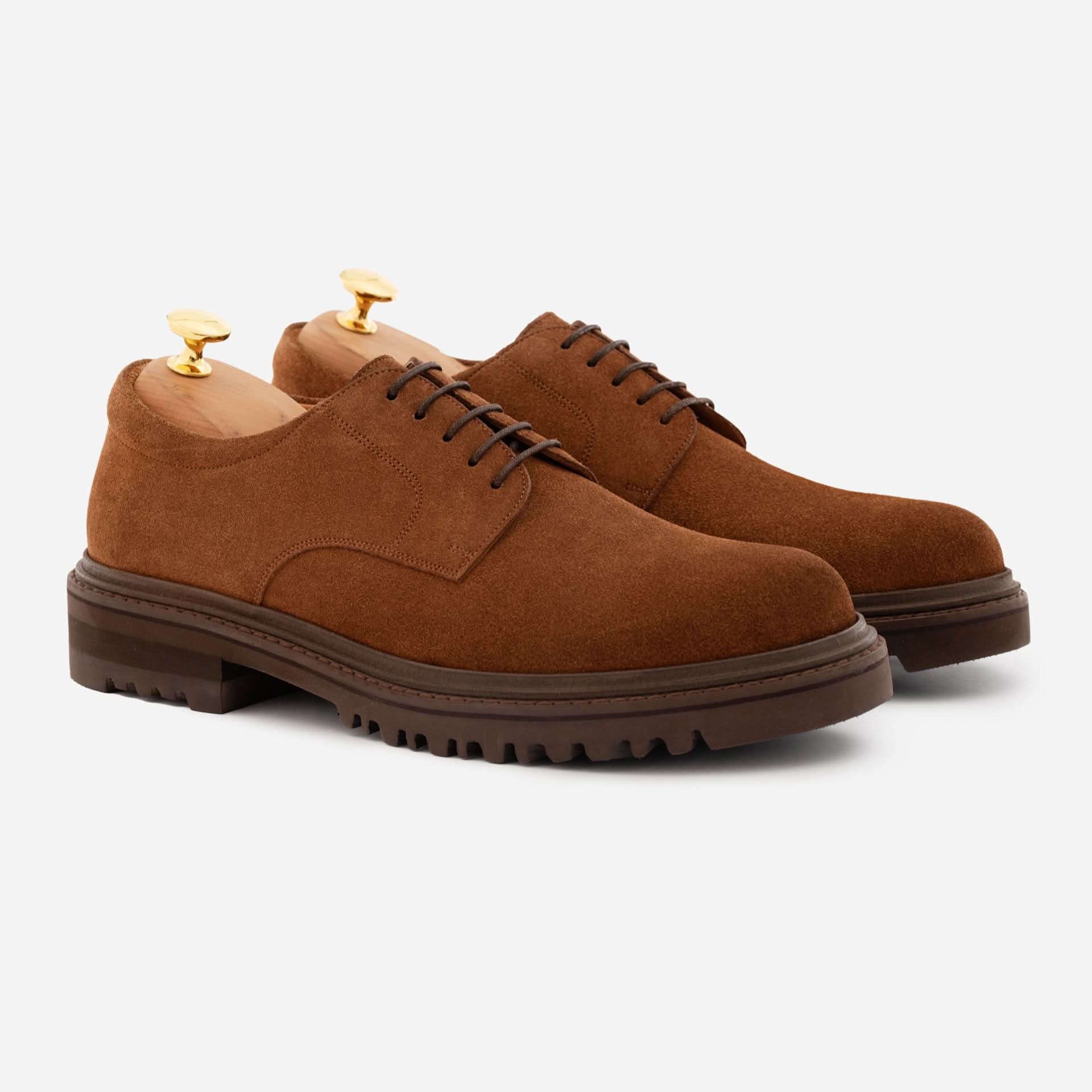 Palermo Derby - Water Repellent Suede - Men's - Image 6