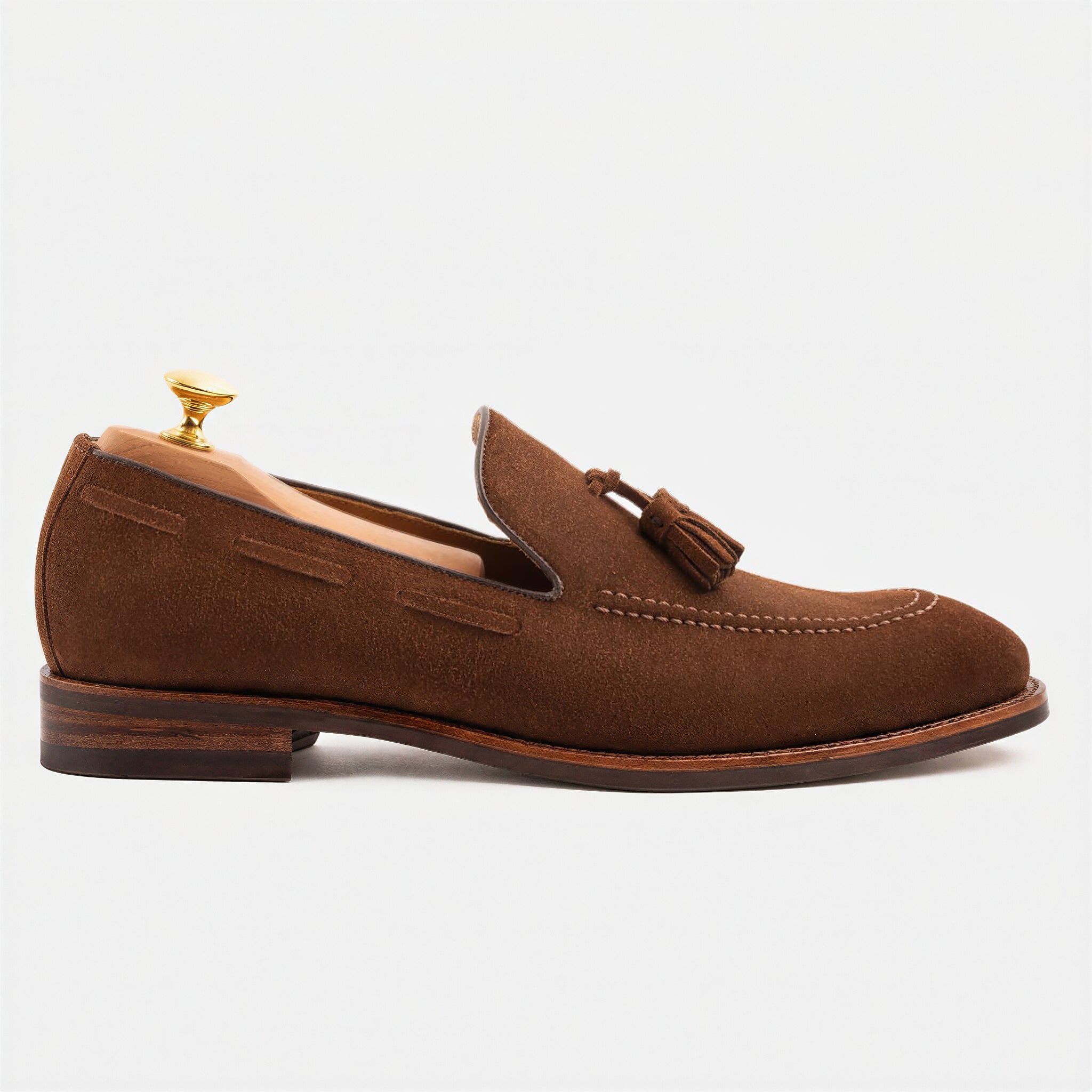 Bernard Tassel Loafers - Suede - Men's - Image 20