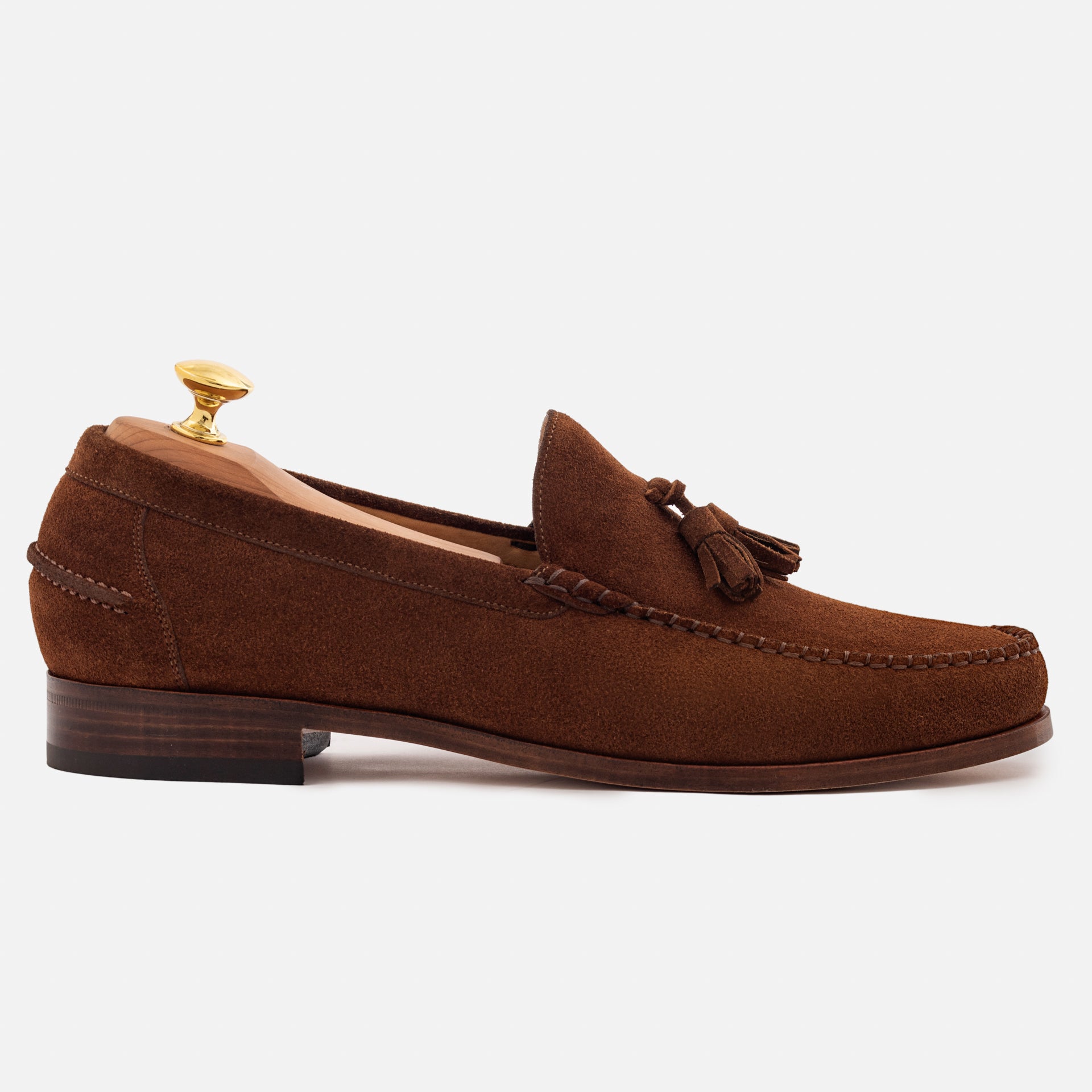 Lewis Tassel Loafer - Men's Water-Repellent Suede - Image 7