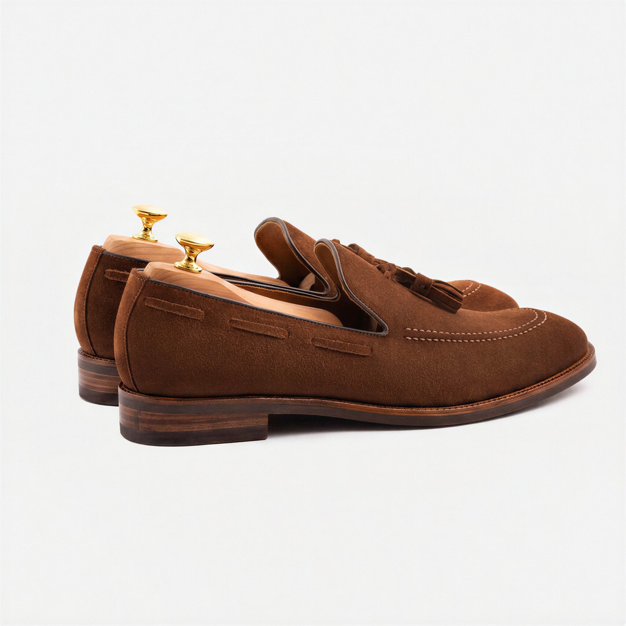 Bernard Tassel Loafers - Suede - Men's - Image 21