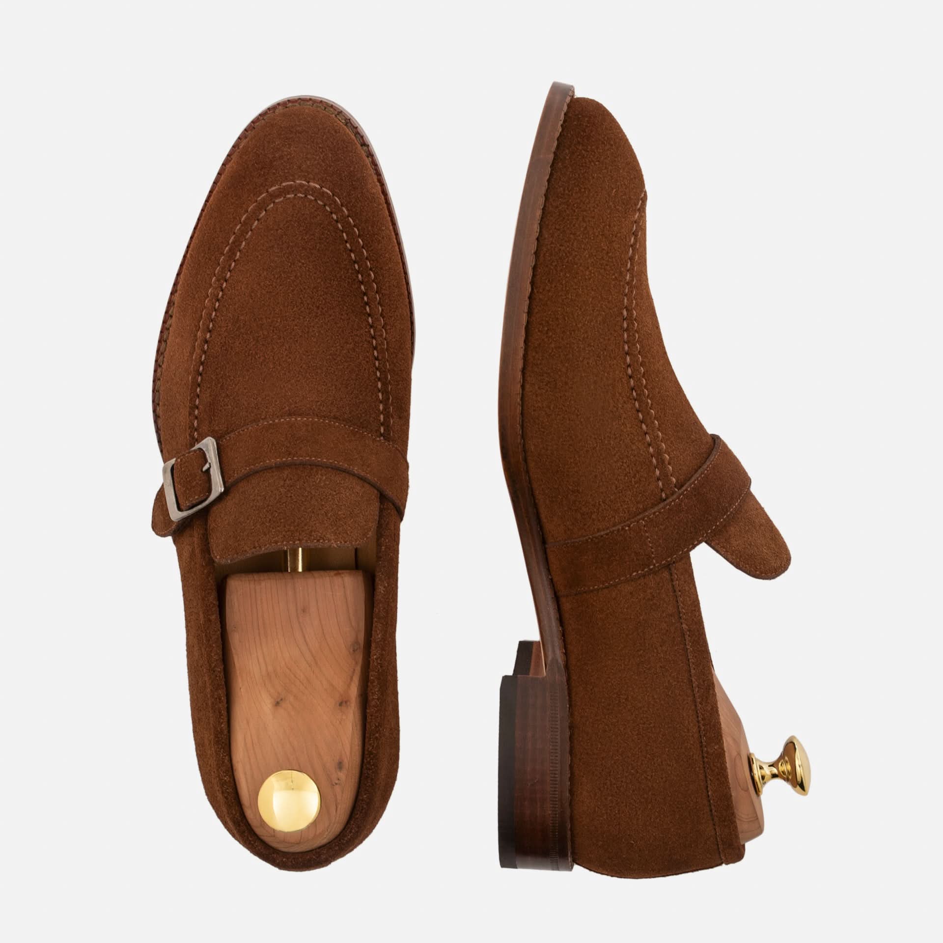 Archie Belted Loafer - Men's Water-Repellent Suede - Image 10