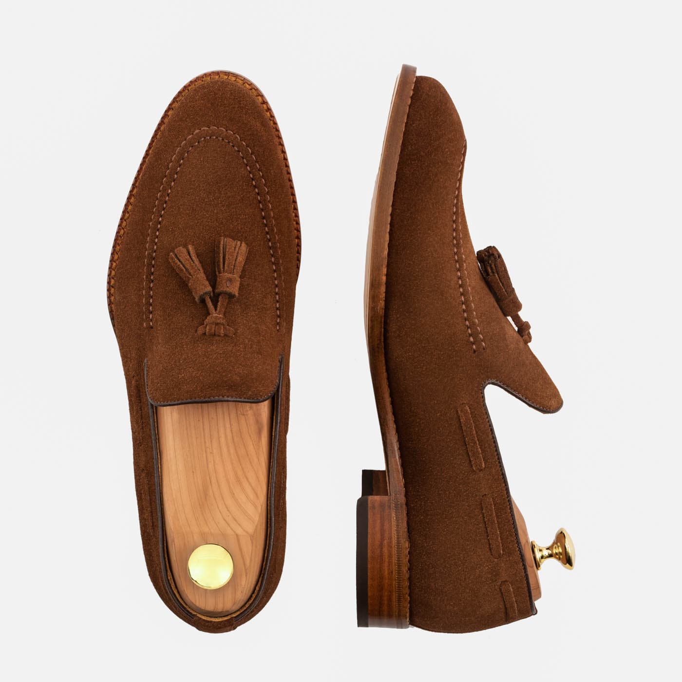 Bernard Tassel Loafers - Suede - Men's - Image 10