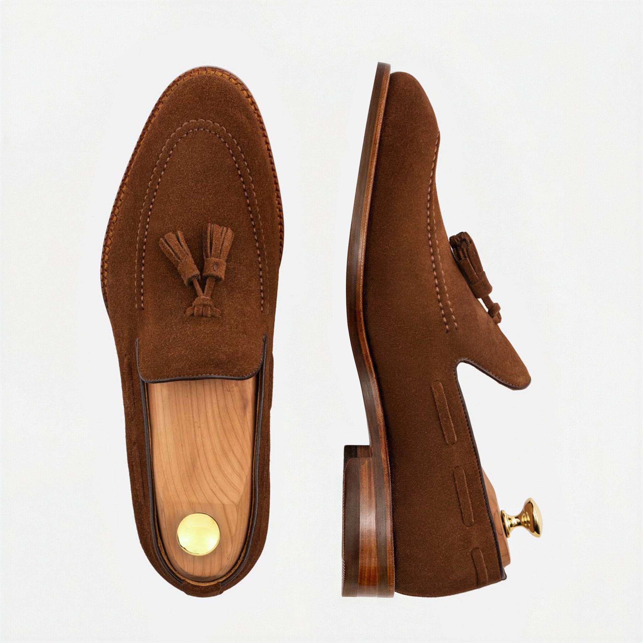 Bernard Tassel Loafers - Suede - Men's - Image 22