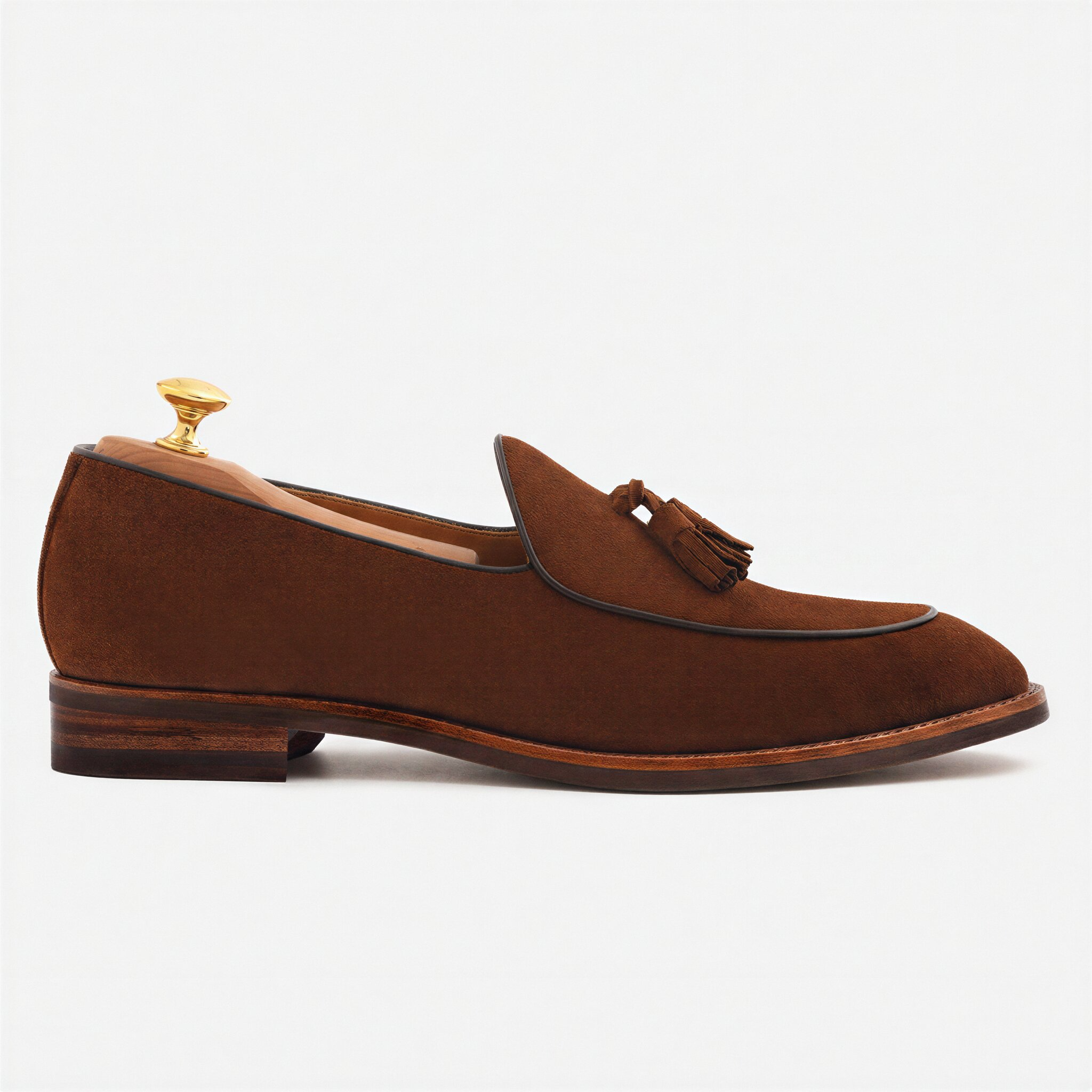 Perry Belgian Loafer - Men's Water-Repellent Suede - Image 20