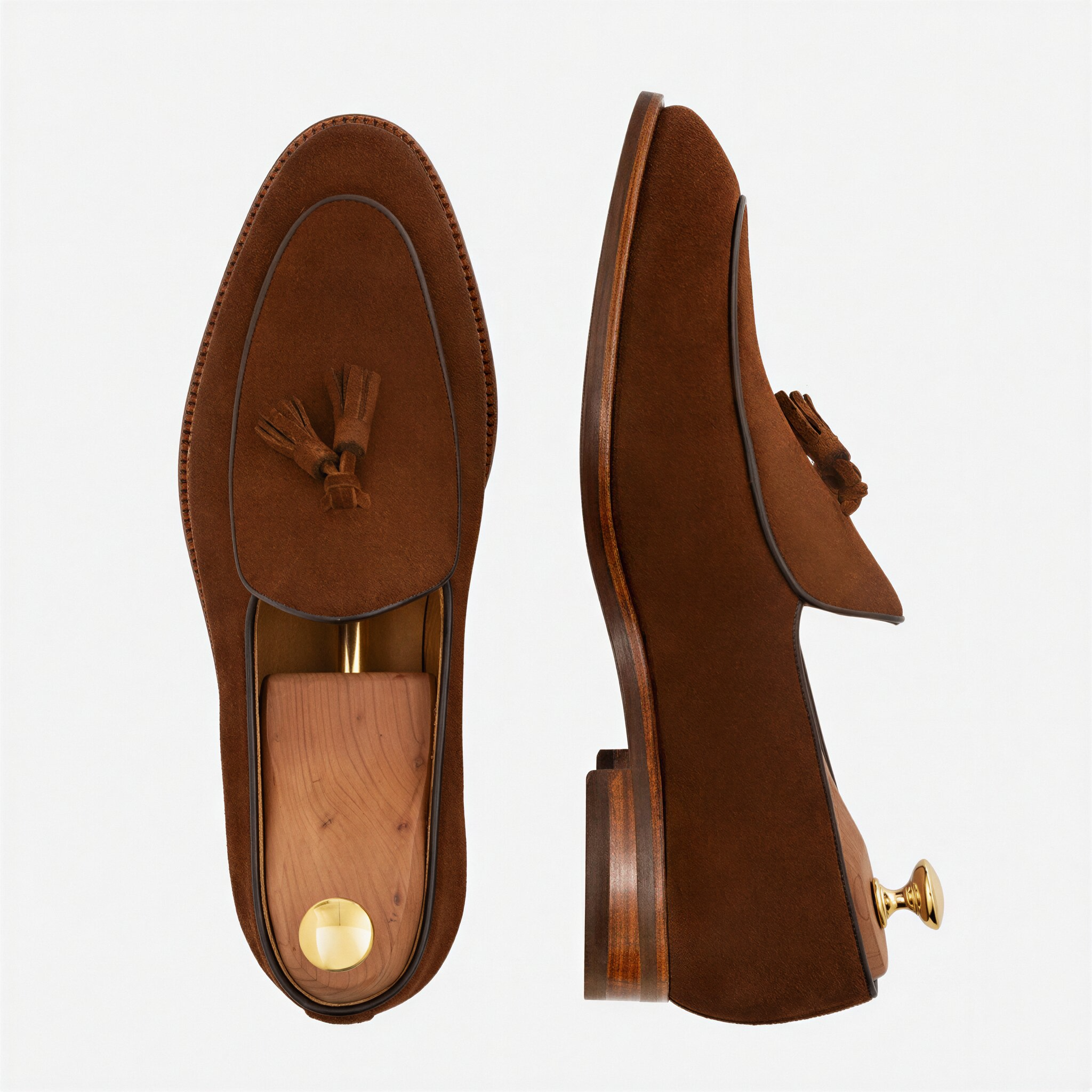 Perry Belgian Loafer - Men's Water-Repellent Suede - Image 22