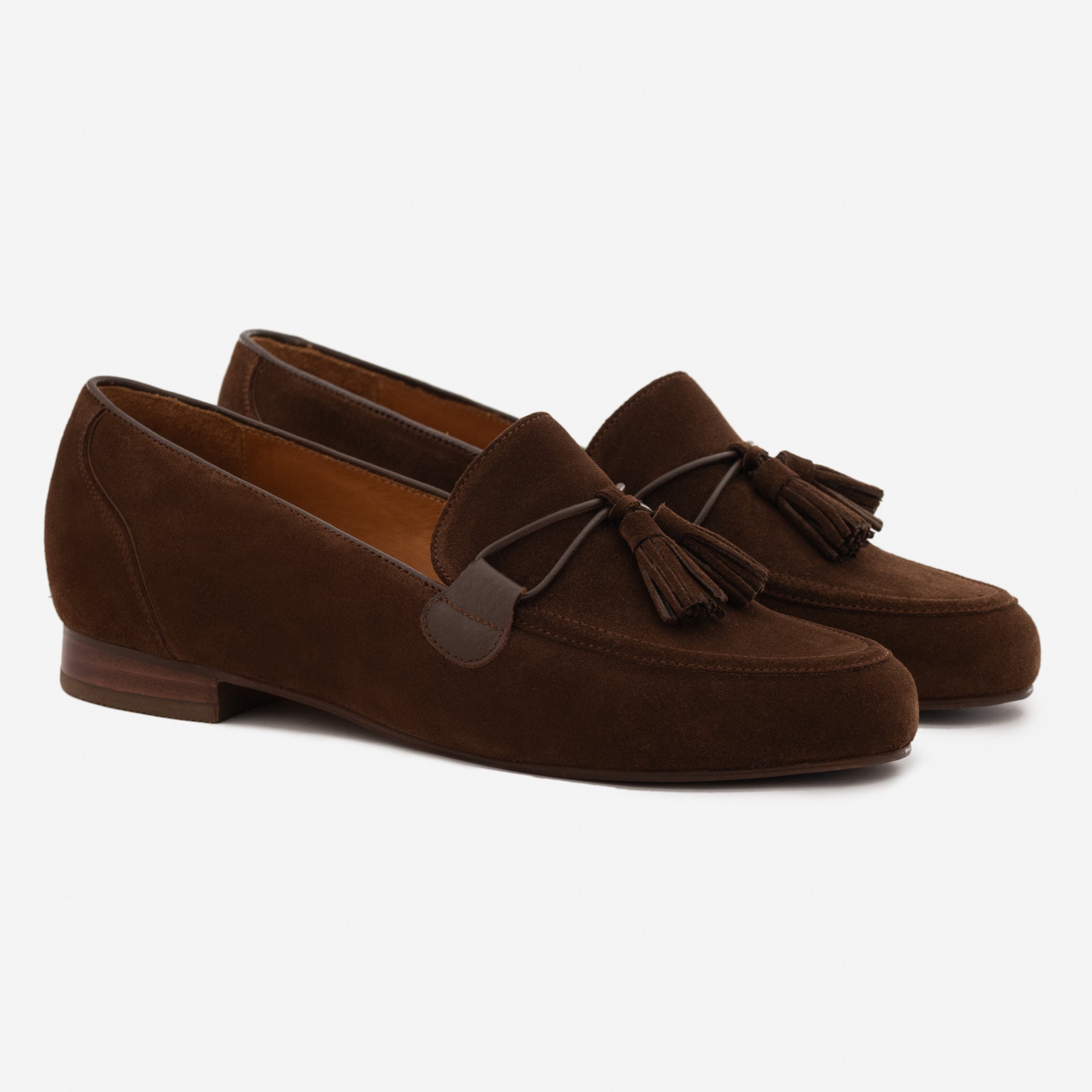 Julia Loafers - Water Repellent Suede & Full Grain Leather - Women's - Image 6