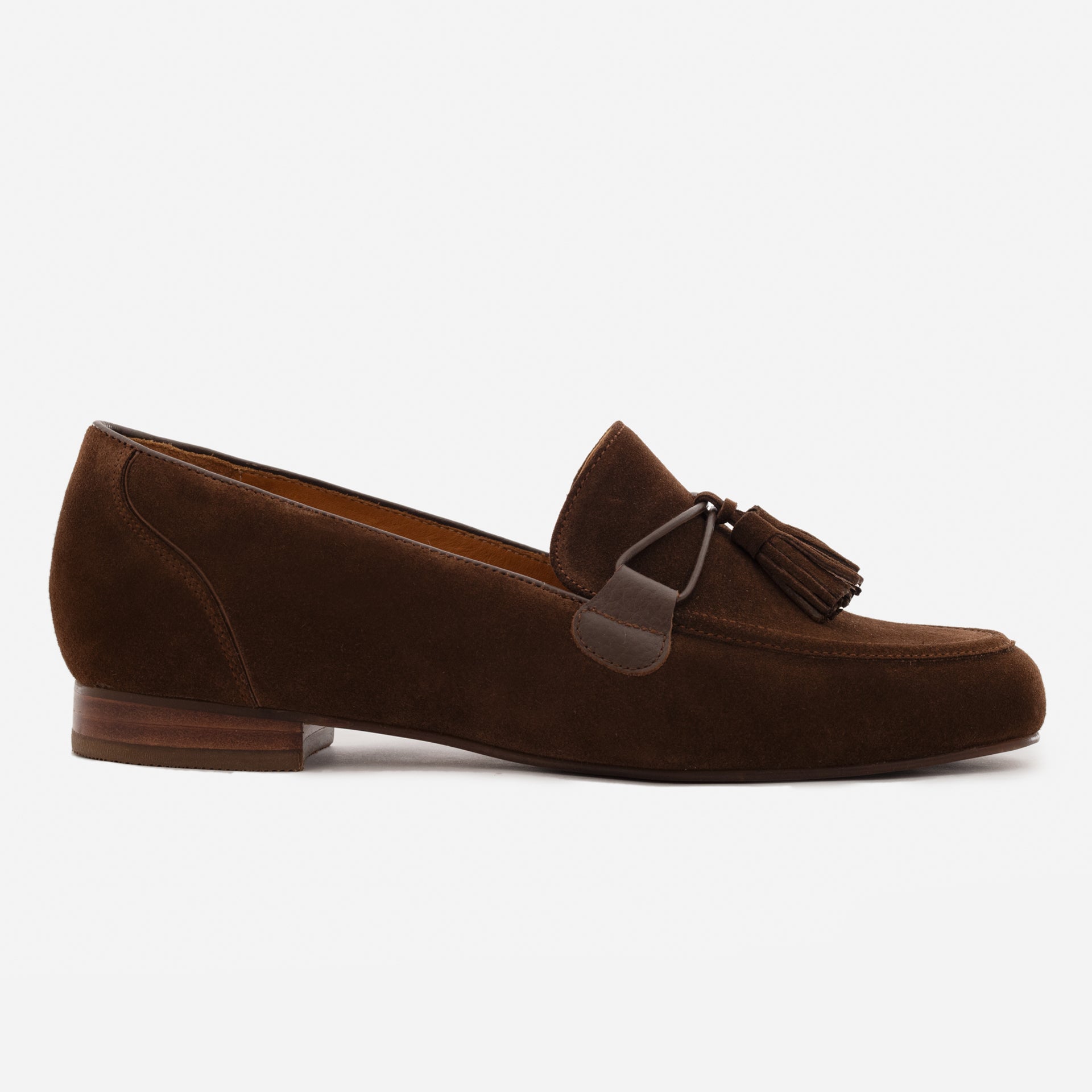 Julia Loafers - Water Repellent Suede & Full Grain Leather - Women's - Image 7