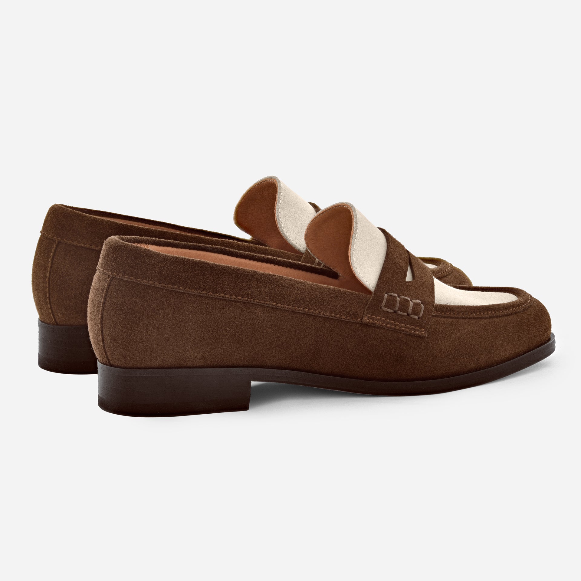 Camille Penny Loafers - Water Repellent Suede - Women's - Image 3