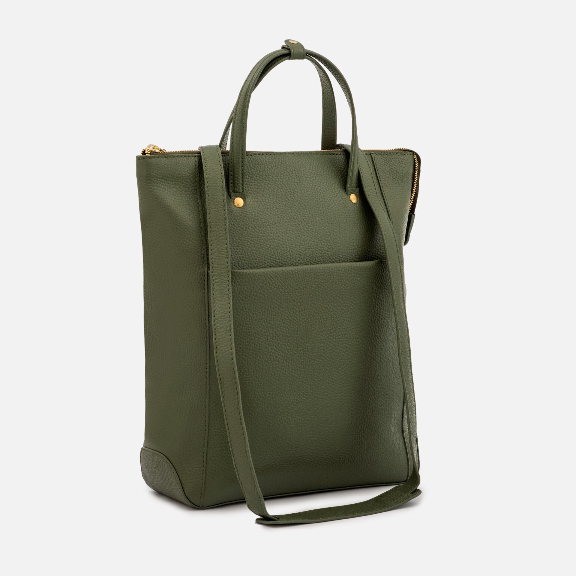 Inez Multi Use Backpack - Women's Pebbled Leather - Image 6