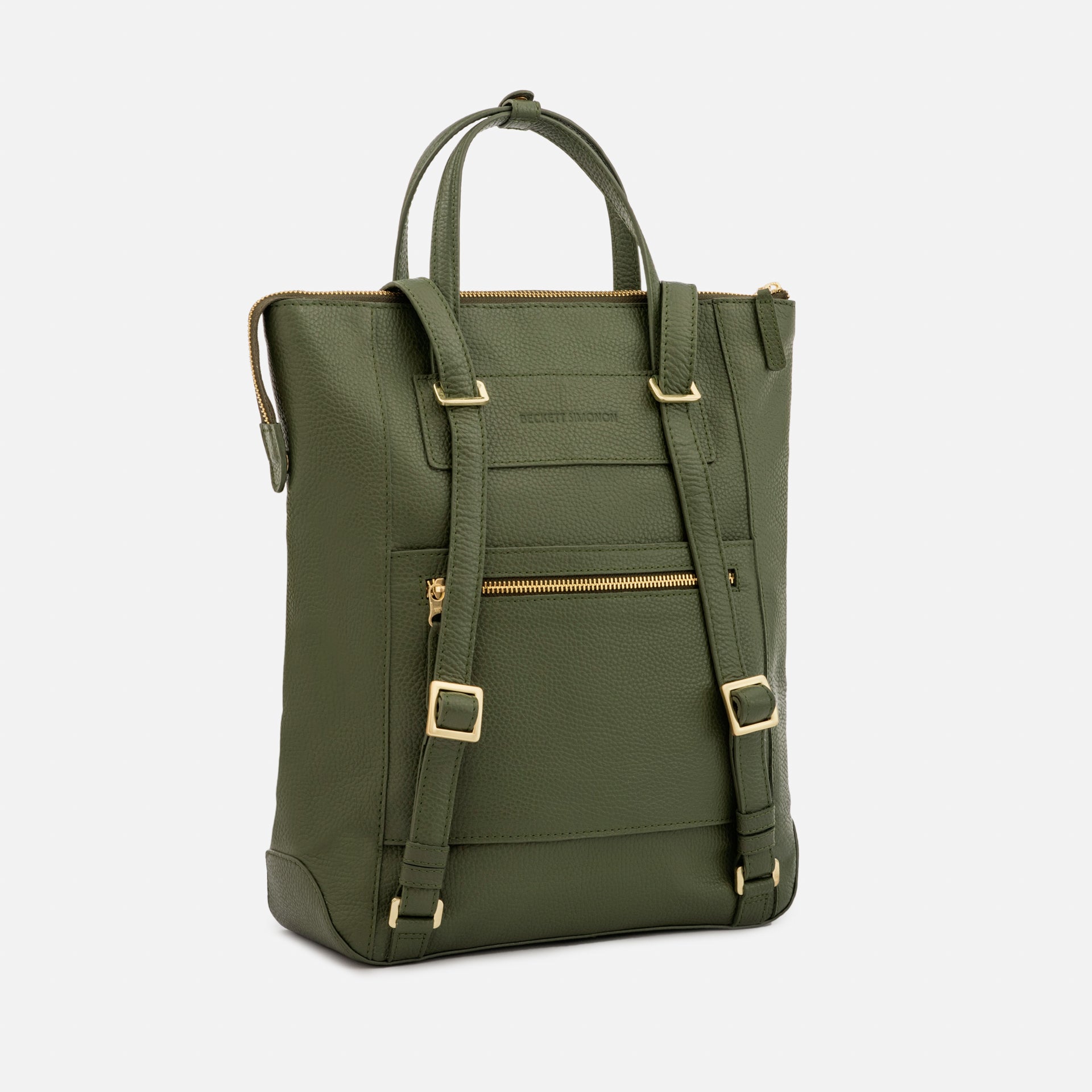 Inez Multi Use Backpack - Women's Pebbled Leather - Image 8