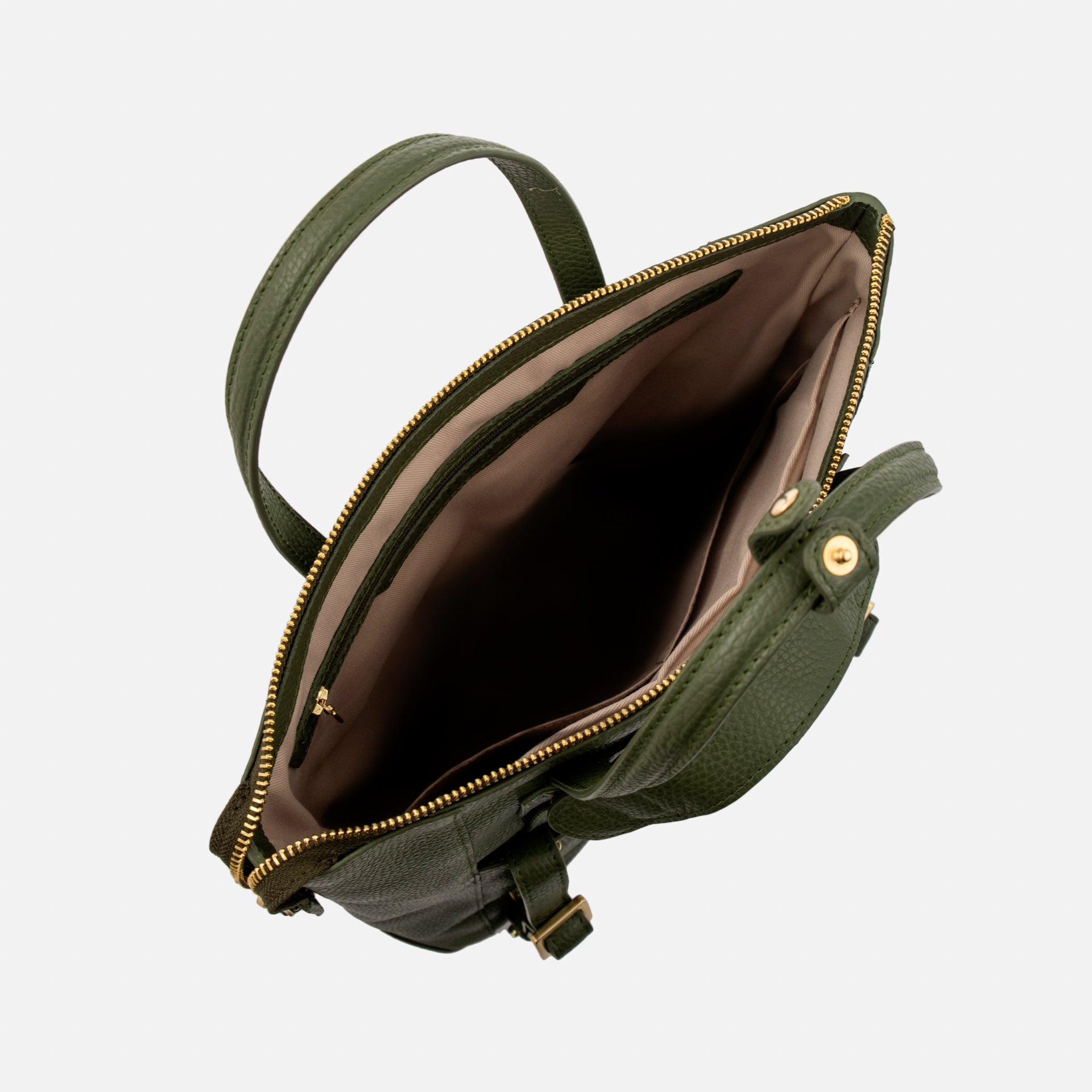Inez Multi Use Backpack - Women's Pebbled Leather - Image 9