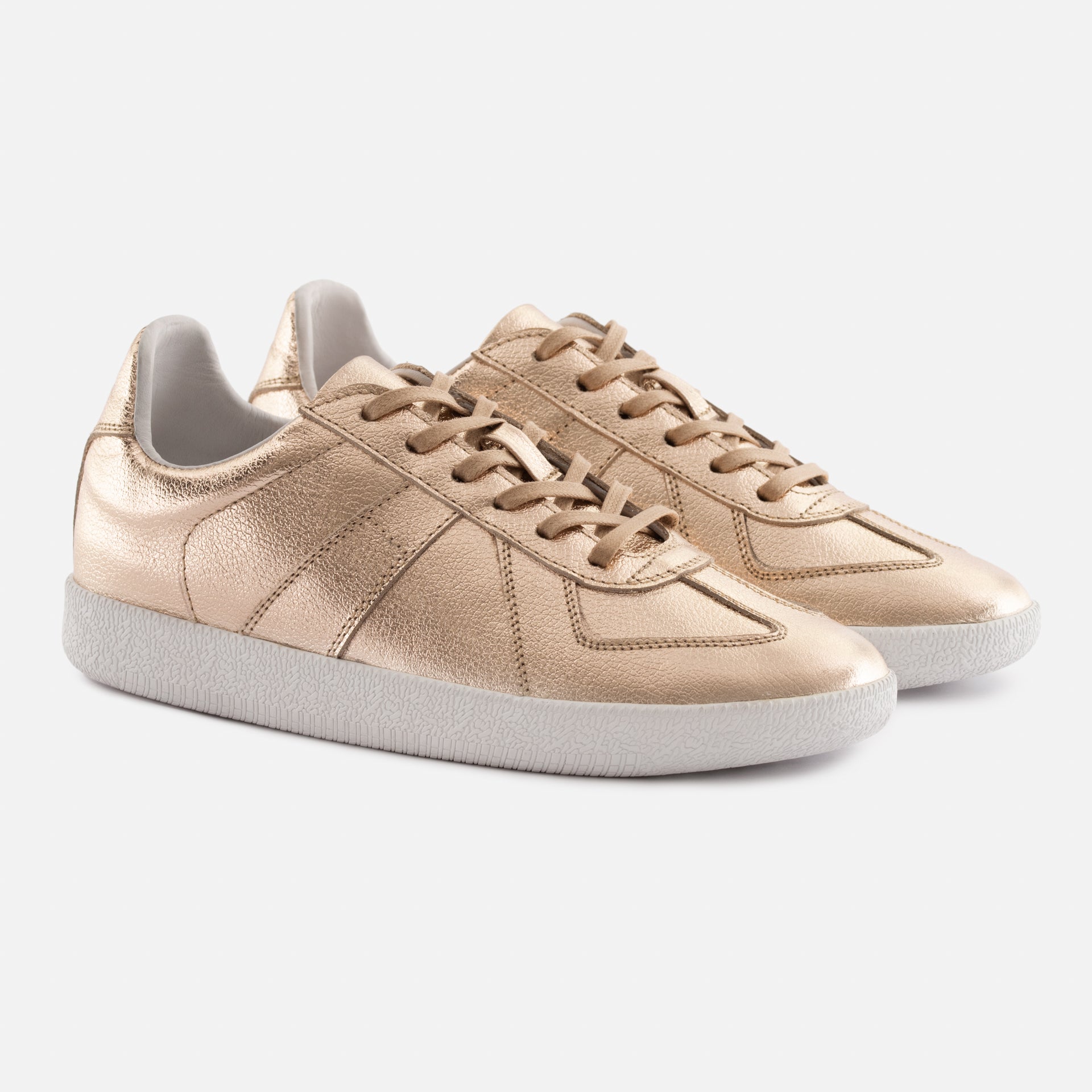 Morgen Trainers - Metallic Leather - Women's
