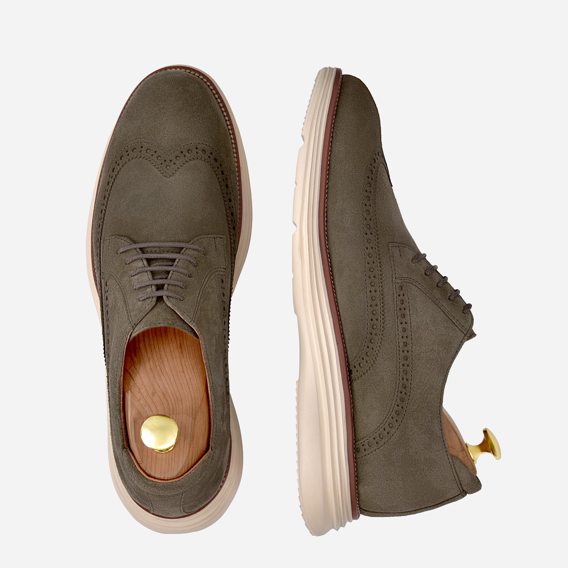 Redford Brogue Derbies - Suede - Men´s - Image 9