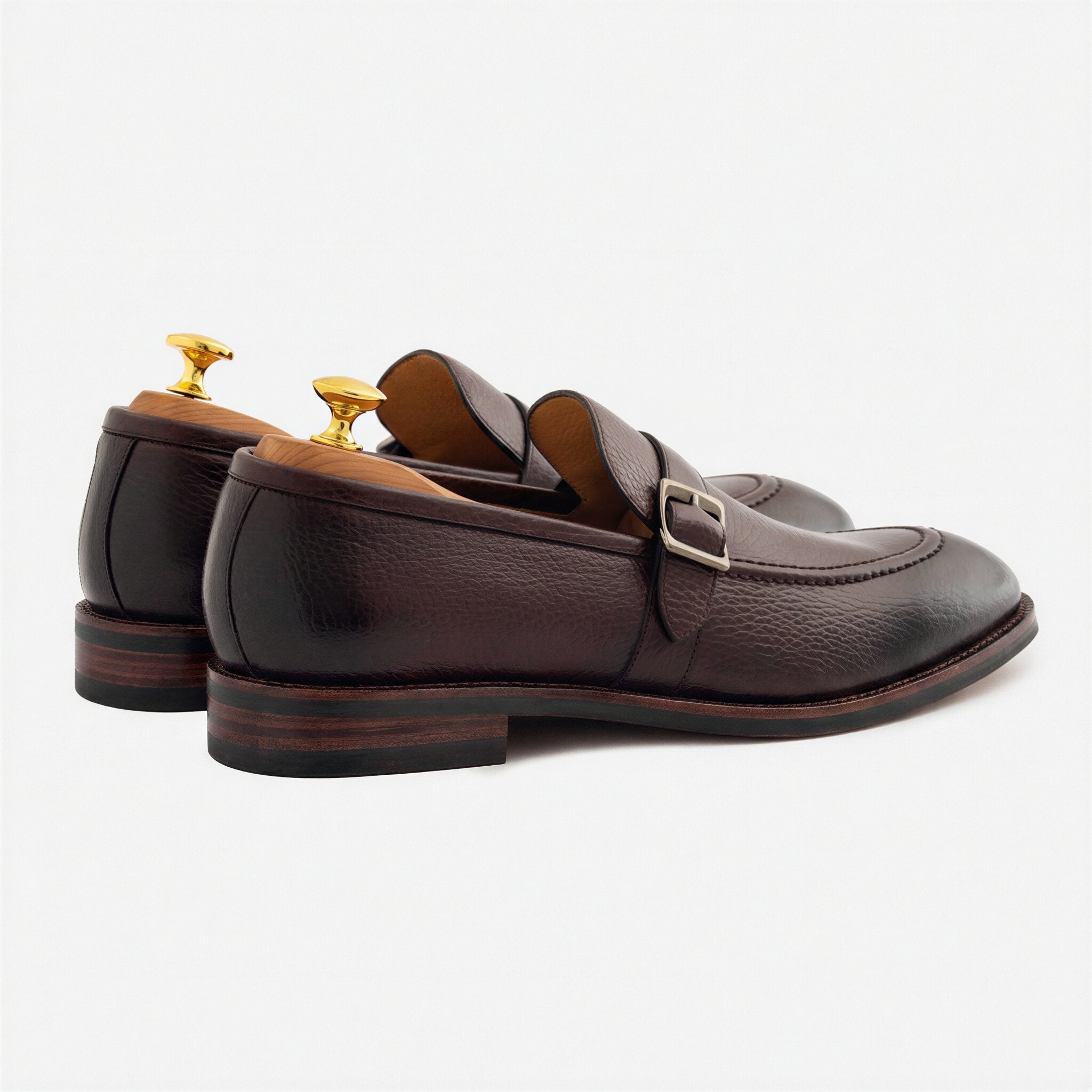 Archie Belted Loafer - Men's  Pebbled Leather - Image 21