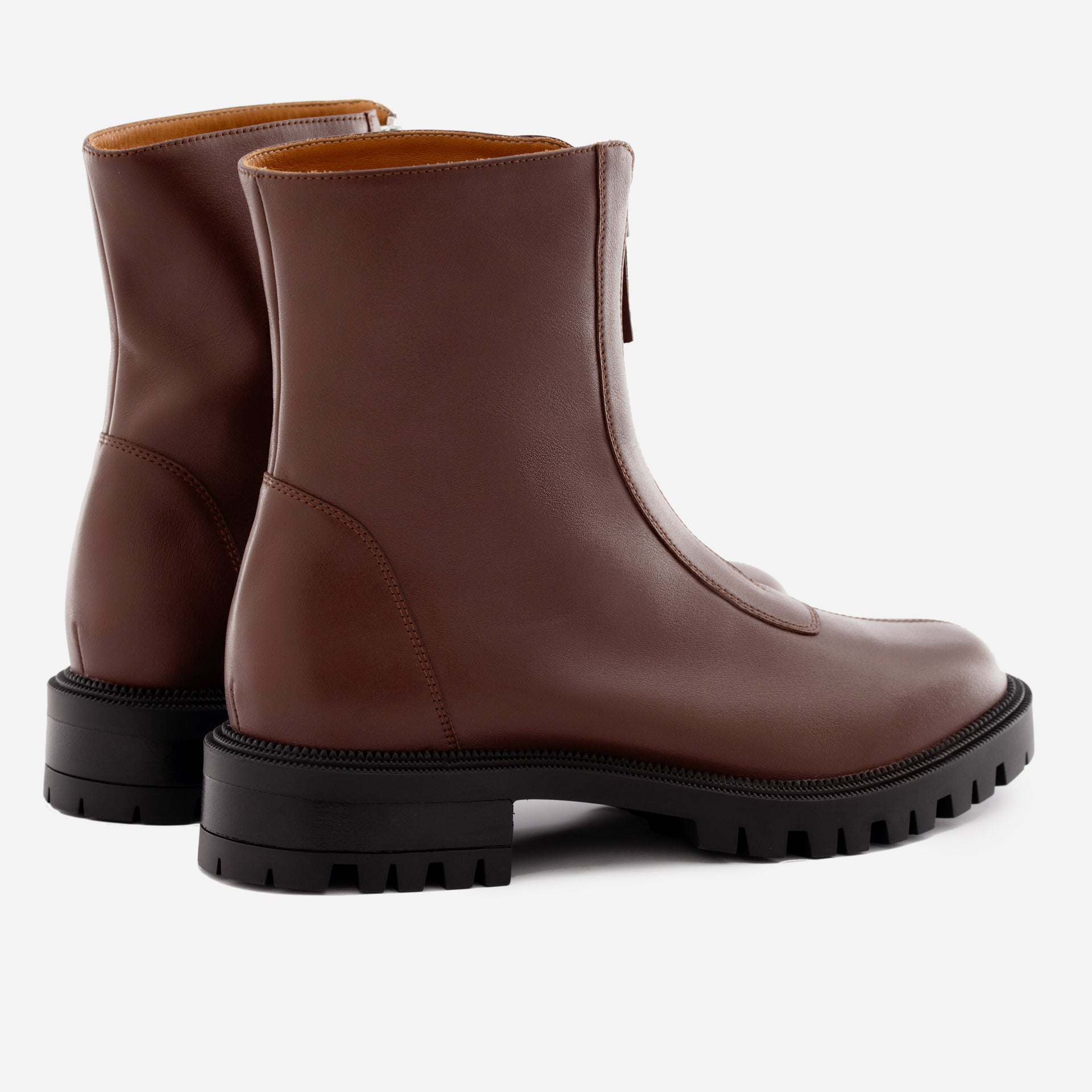 Jenna Zip Up Boots - Women's  Full-Grain Leather - Image 13