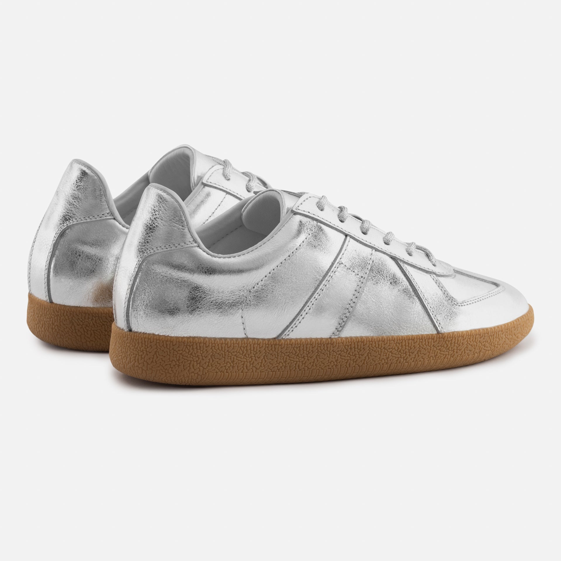 Morgen Trainers - Metallic Leather - Women's - Image 8