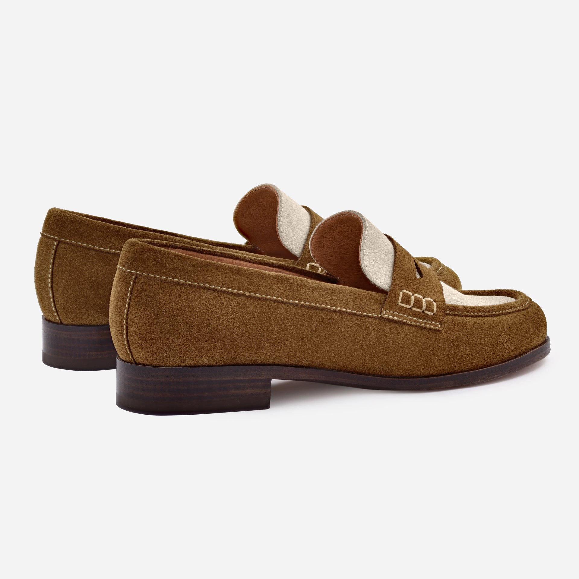 Camille Penny Loafers - Water Repellent Suede - Women's - Image 8