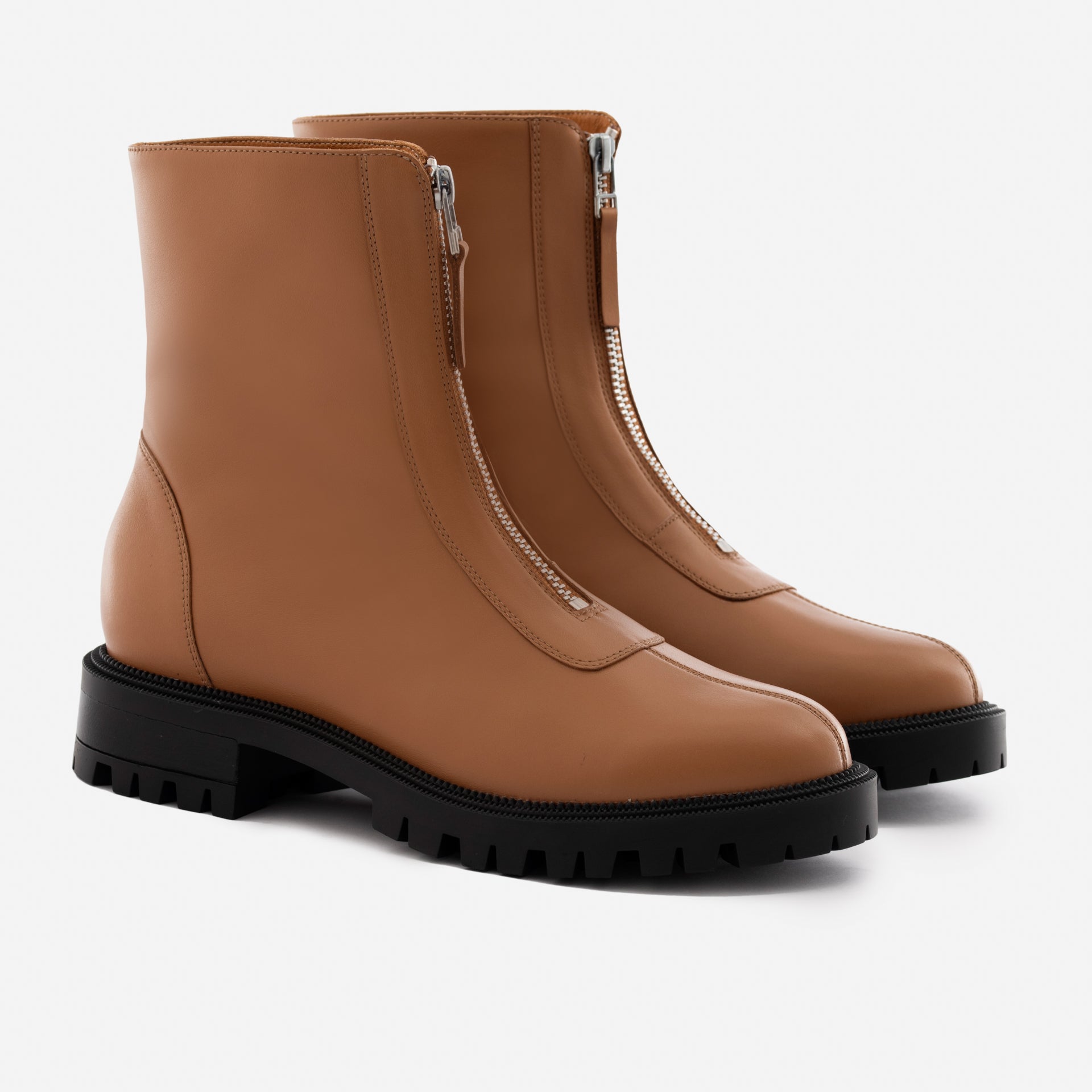 Jenna Zip Up Boots - Women's  Full-Grain Leather - Image 16
