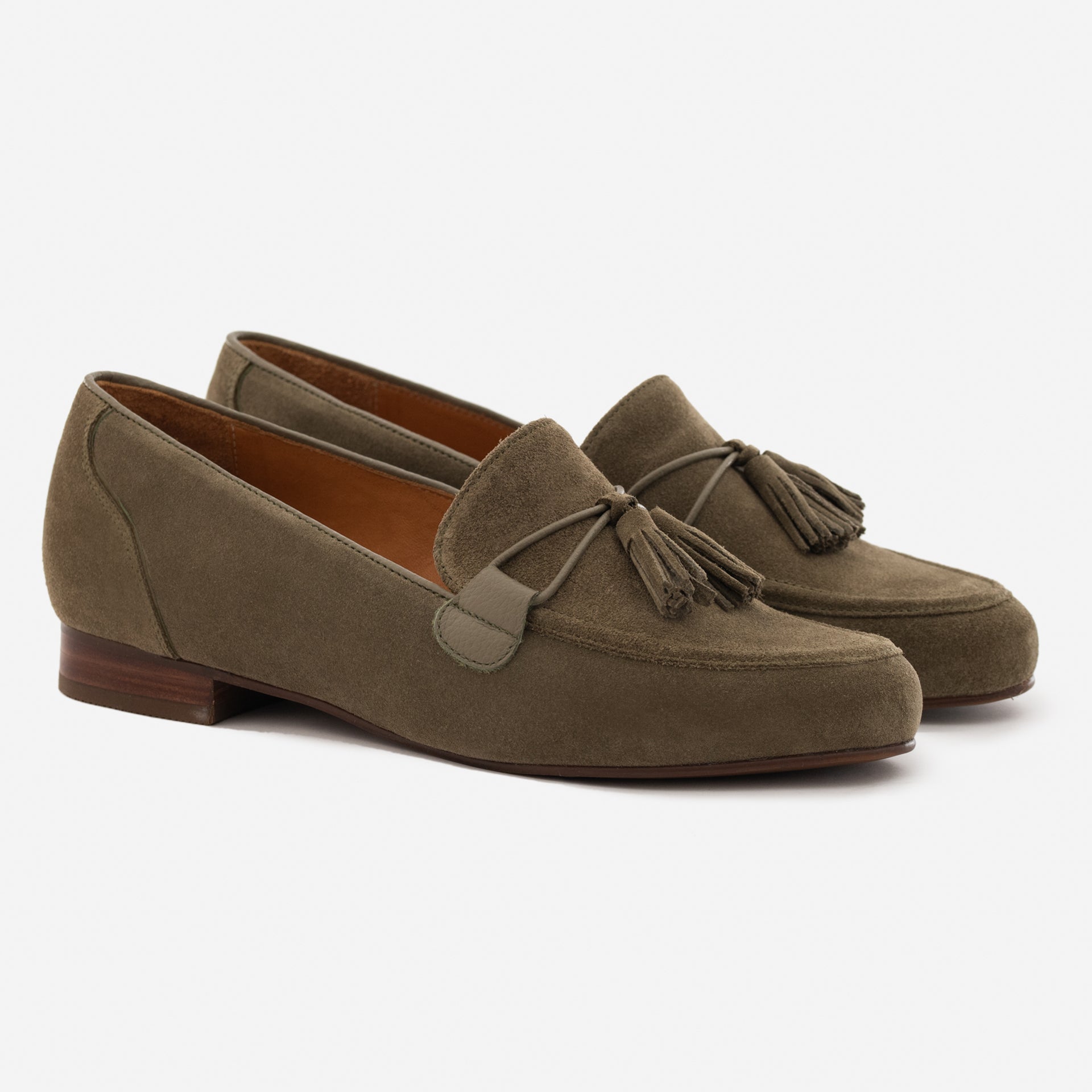 Julia Loafers - Water Repellent Suede & Full Grain Leather - Women's - Image 11