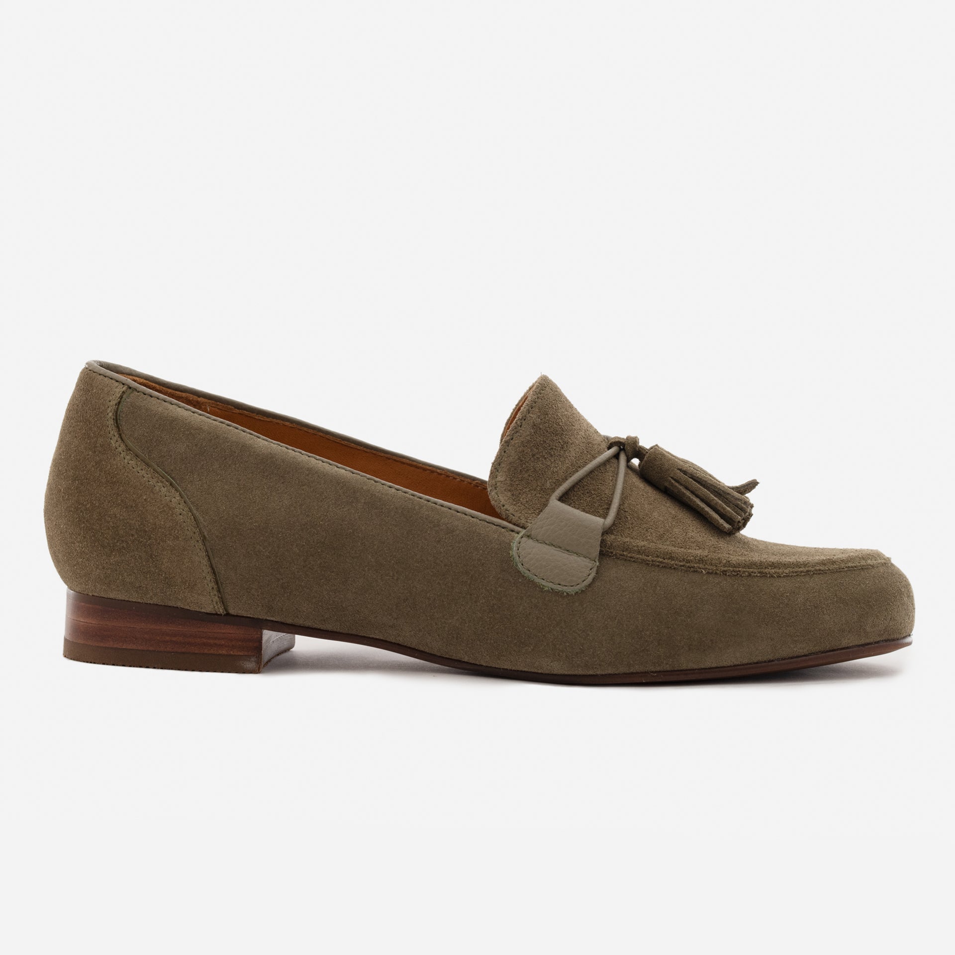 Julia Loafers - Water Repellent Suede & Full Grain Leather - Women's - Image 12