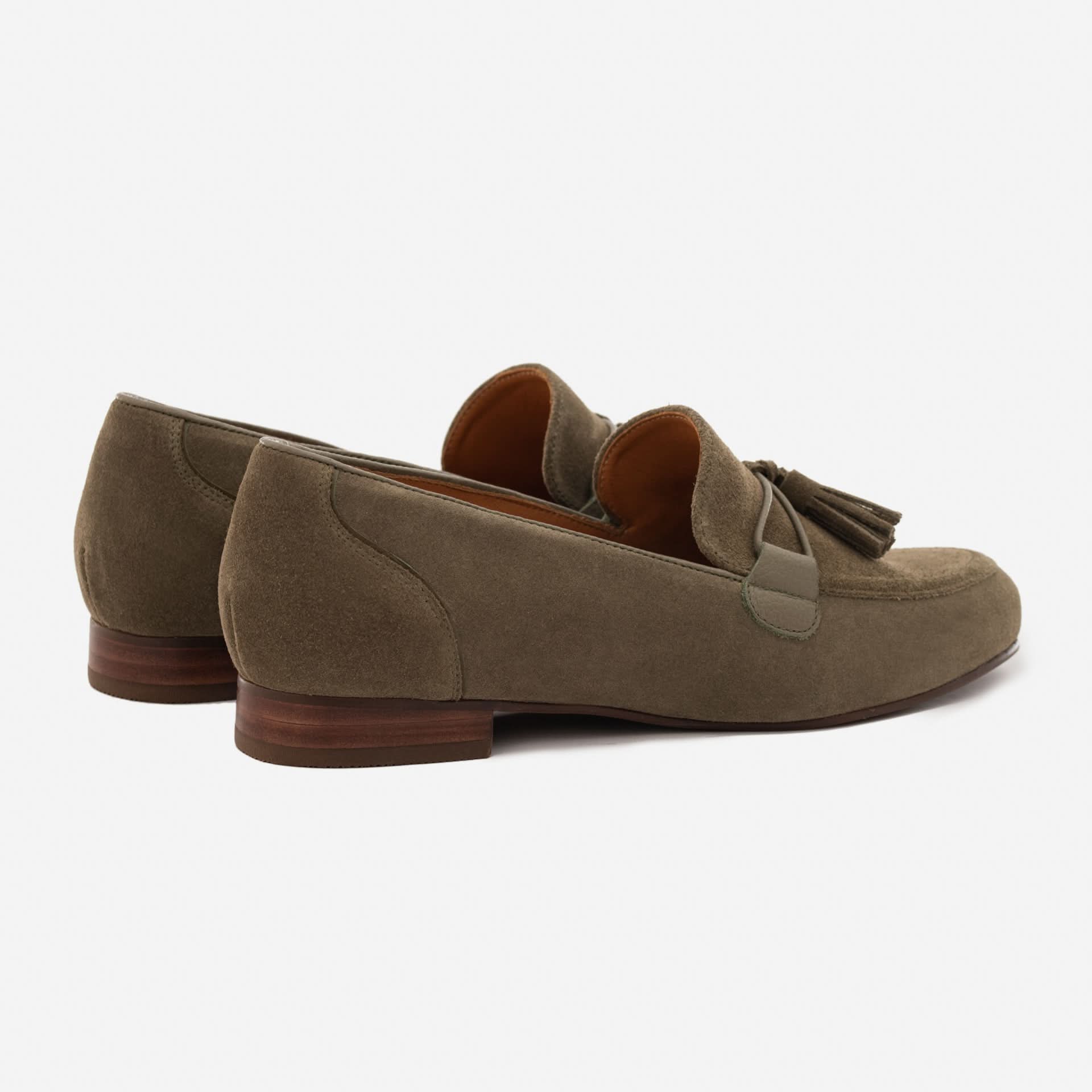 Julia Loafers - Water Repellent Suede & Full Grain Leather - Women's - Image 13