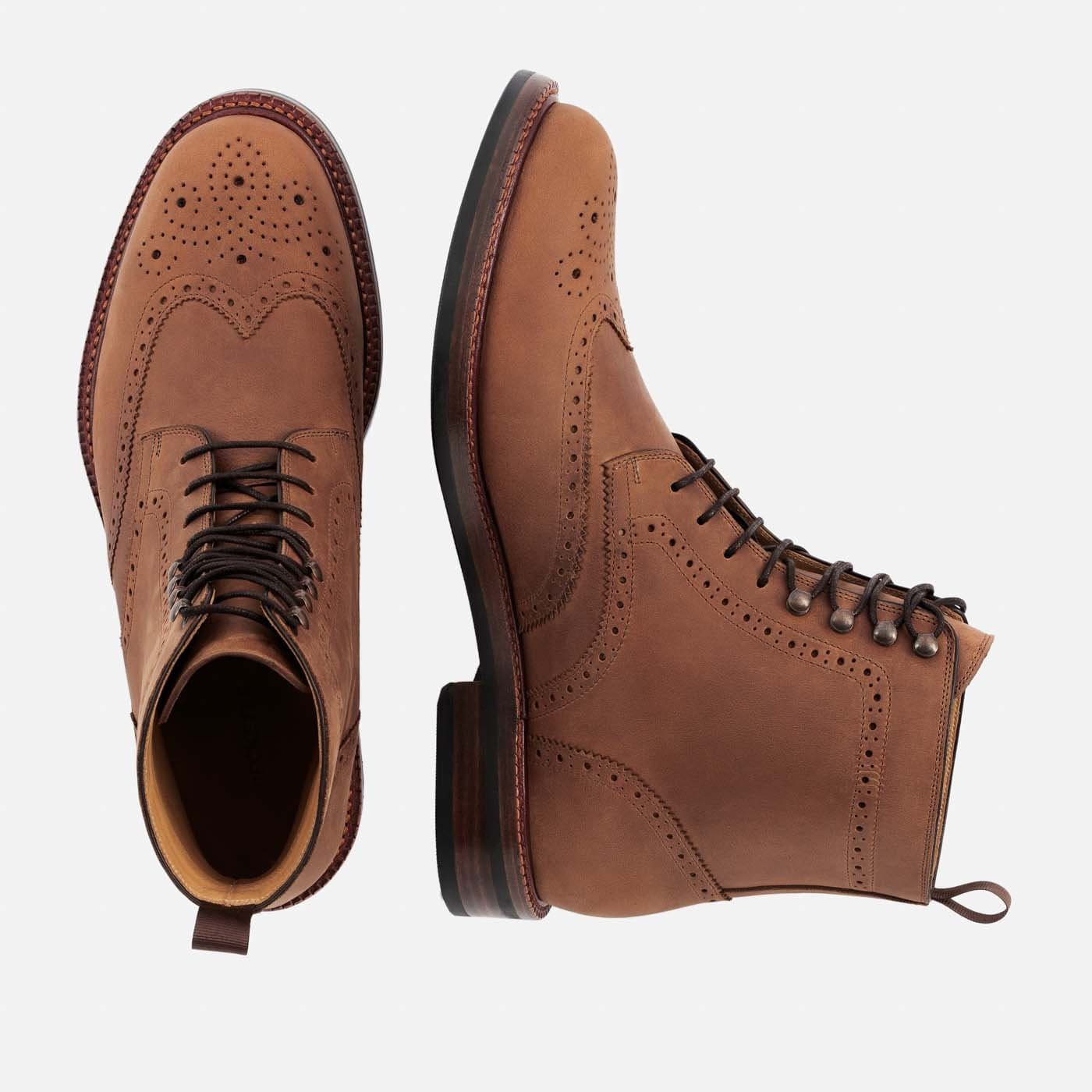 Nolan Brogue Boots - Pull-Up - Men's - Image 9