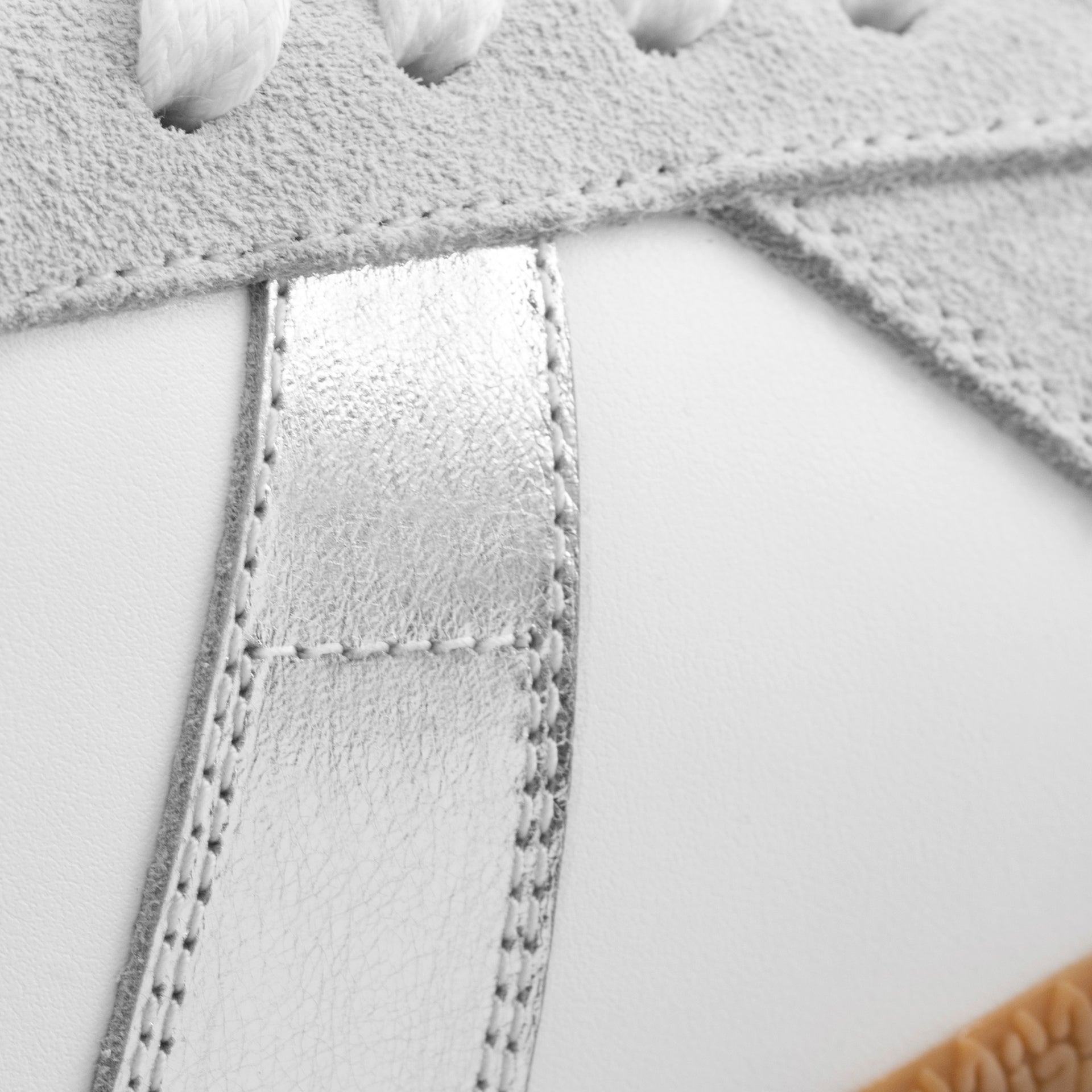Morgen Trainers - Metallic Leather & Suede - Women's - Image 15